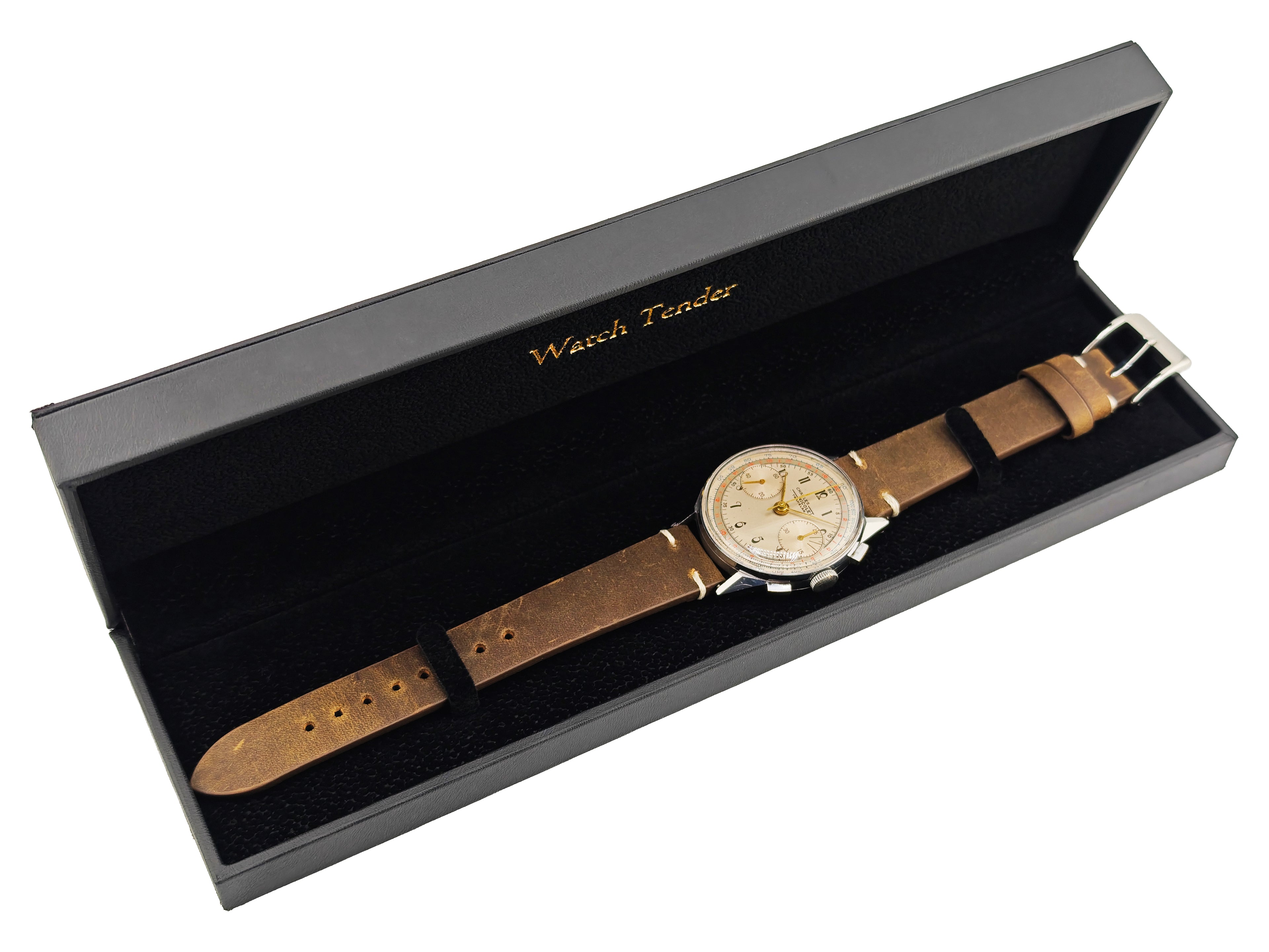 チャールス・ニコレット・トラメラン クロノグラフ Ref.144 Cal.Landeron 39 / Charles Nicolet Tramelan Chronograph