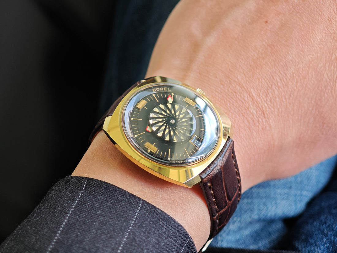 アーネスト・ボレル by シンクロン 万華鏡 カクテルウォッチ / Ernest Borel Cocktail By Synchron 70&