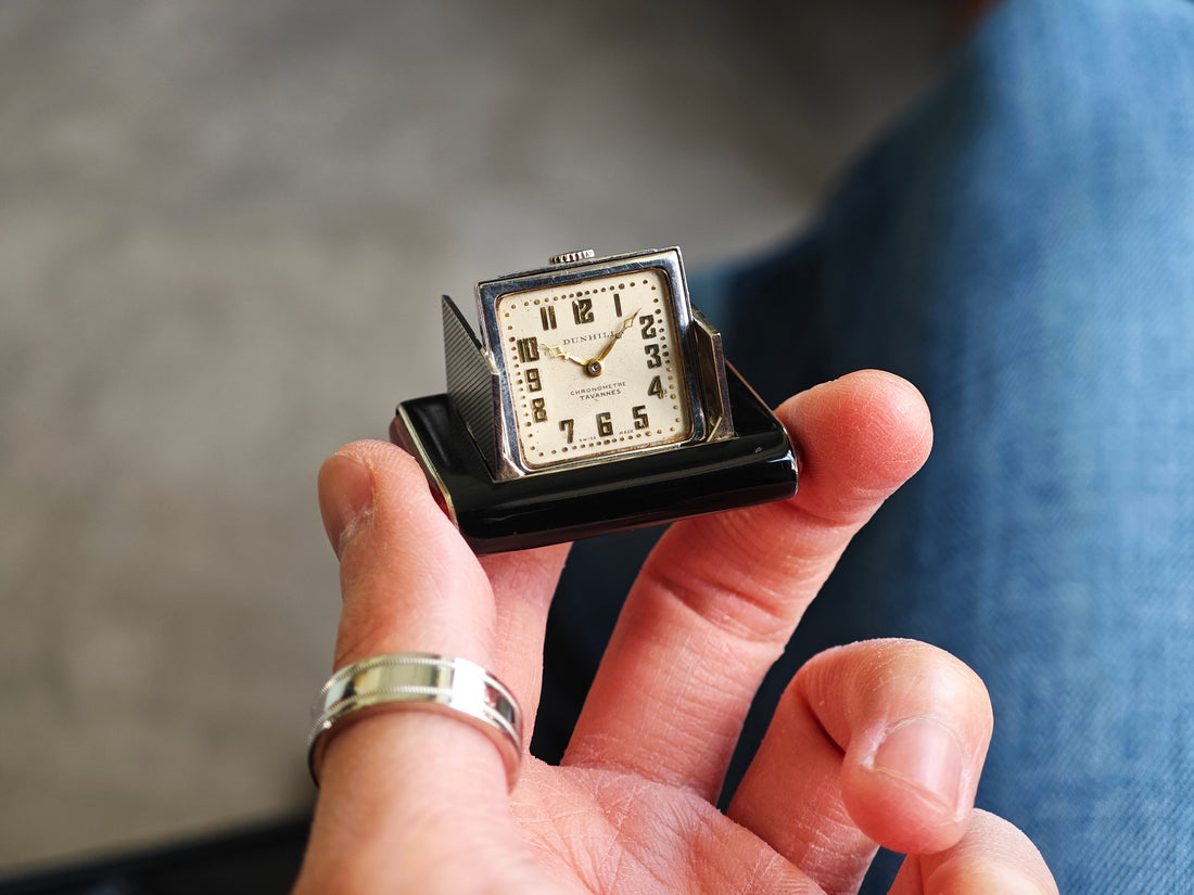 ダンヒル ラ・キャプティヴ トラベルパースウォッチ Ref.825925\2857 / Dunhill La Captive Lacquer Travel Watch 30&