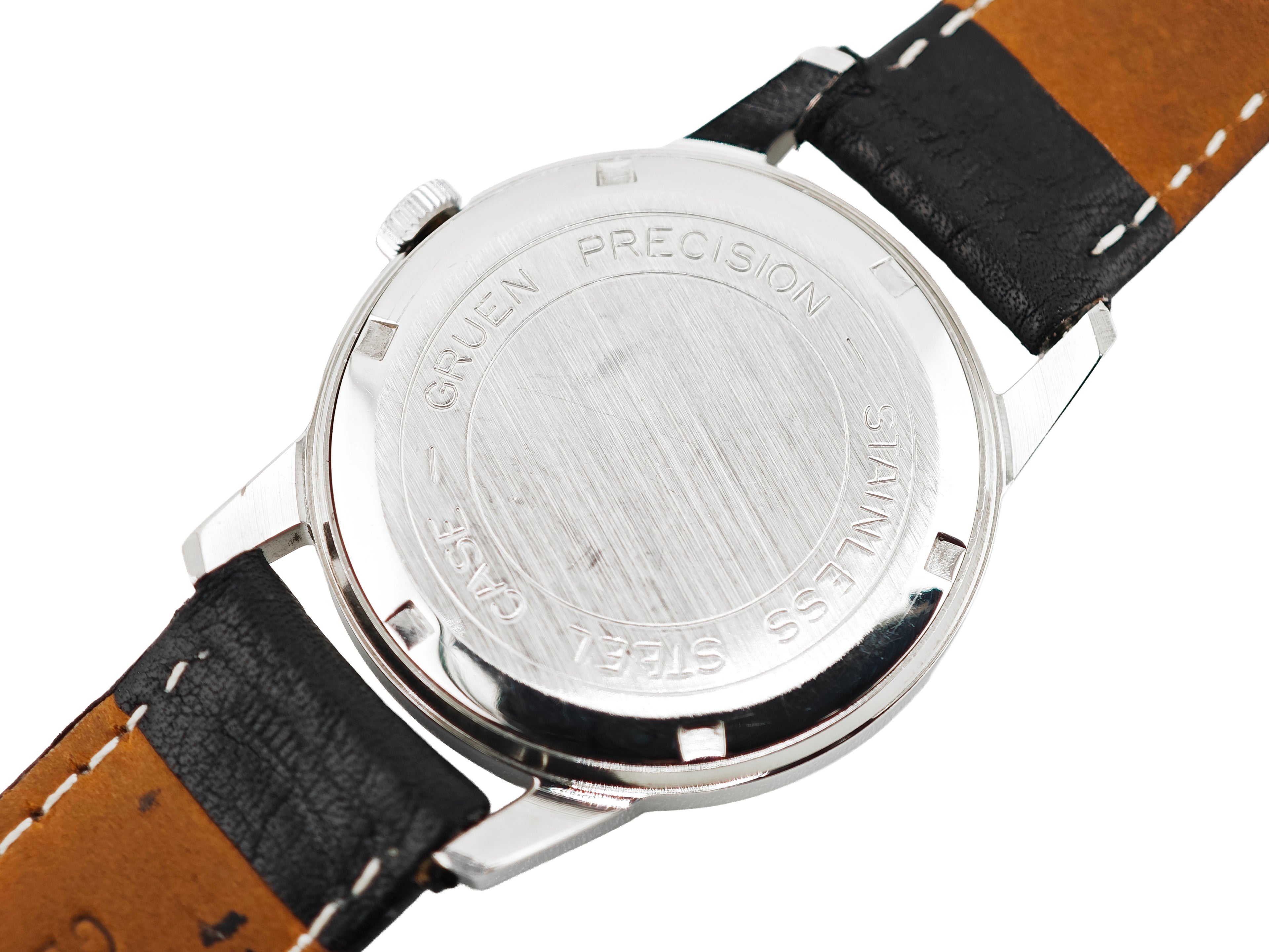 グリュエン プレシジョン ブラックギルト Cal.510R / GRUEN PRECISION black gilt dial 50&