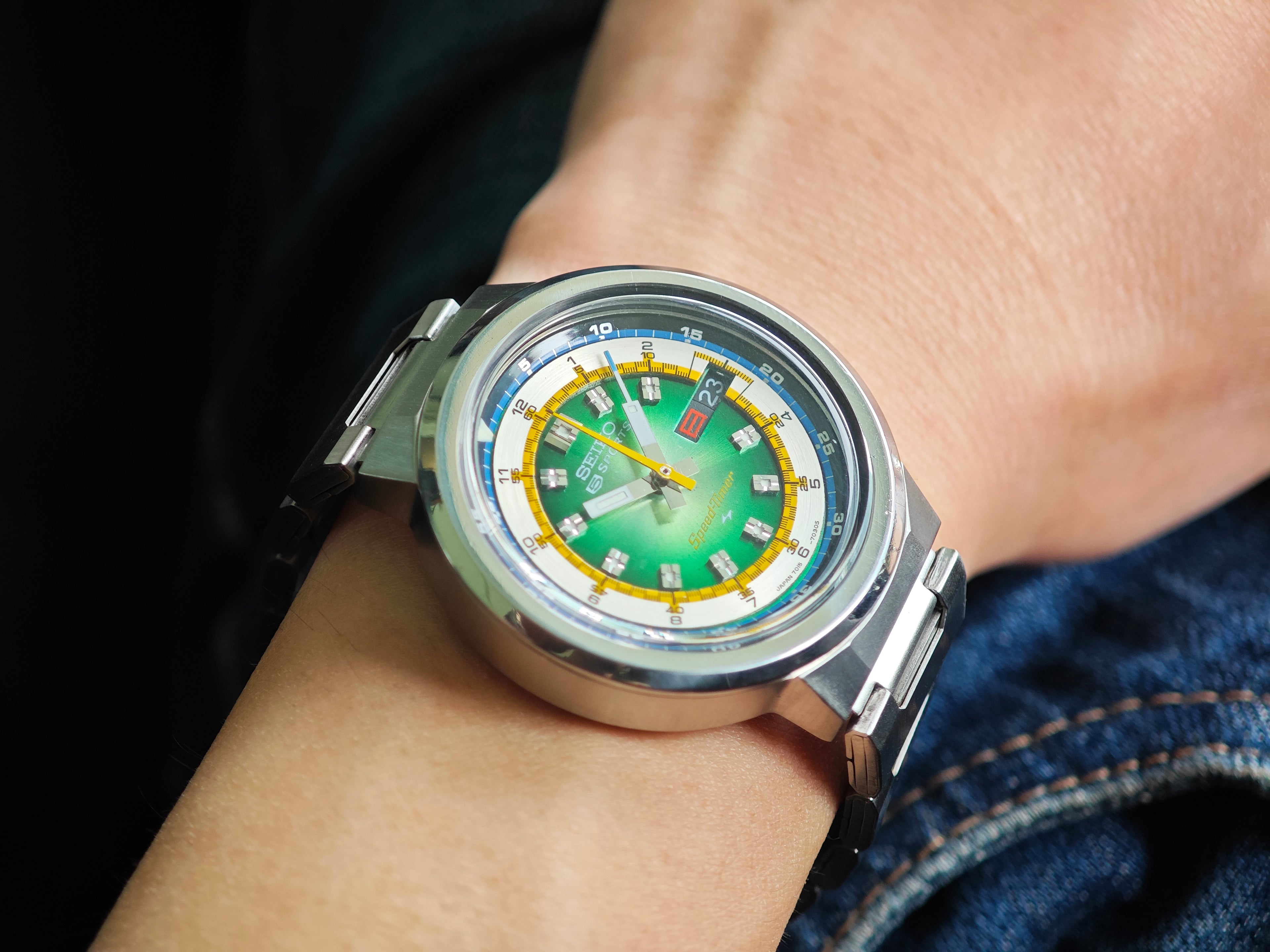 セイコー "ハルク" 5スポーツ スピードタイマー Ref.7015-7020 / SEIKO 5Sports Speed Timer HULK 1973&