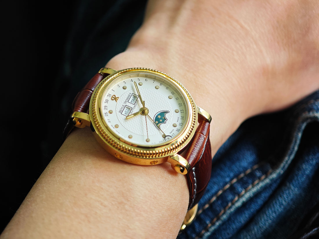 レビュートーメン トリプルカレンダー ムーンフェイズ / Revue Thommen Triple Date Moonphase 90&