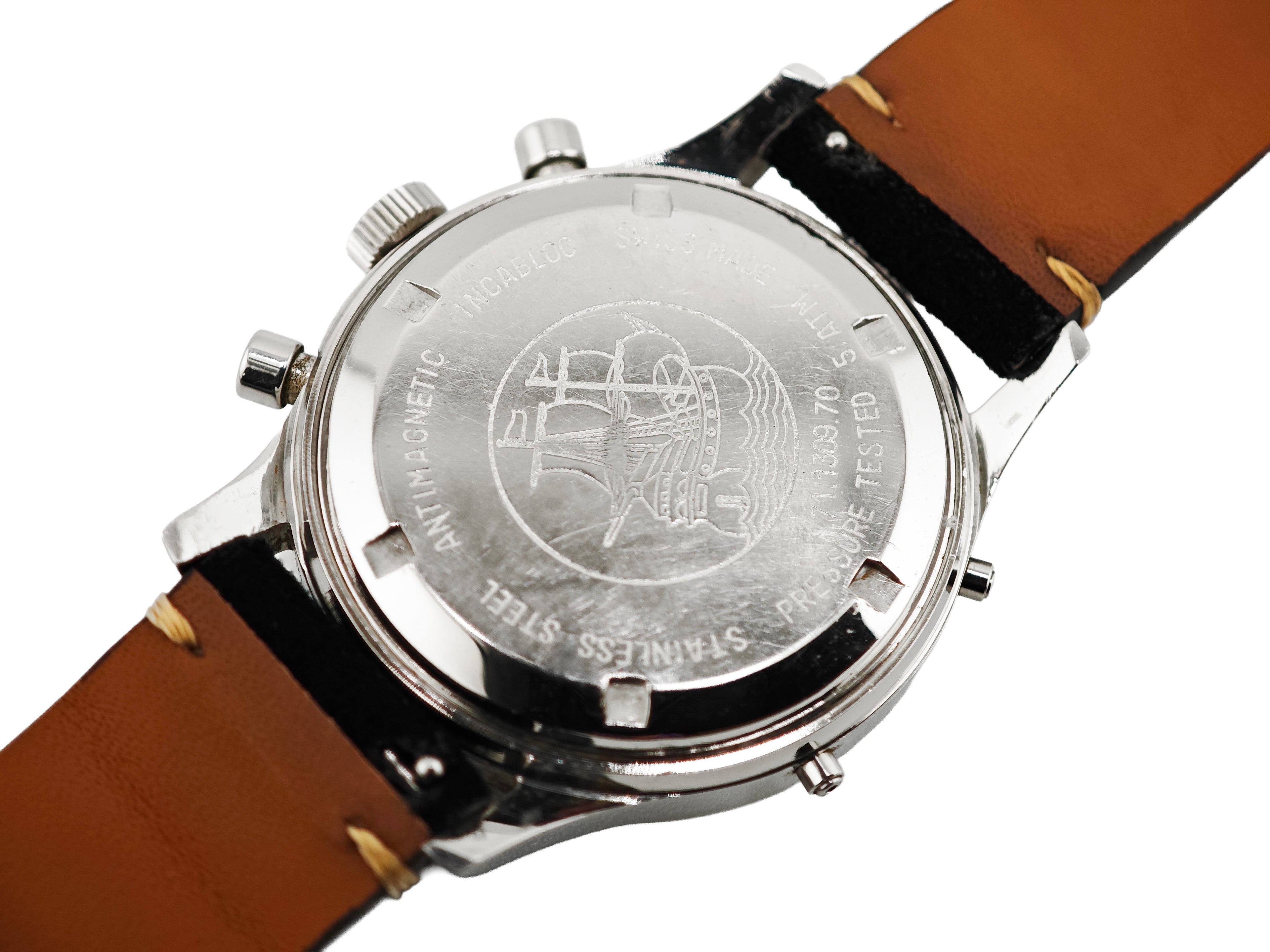 ワックマン Ref.71.1309.70 Cal.Valjoux 730 / Wakmann Triple Date Chronograph 70&