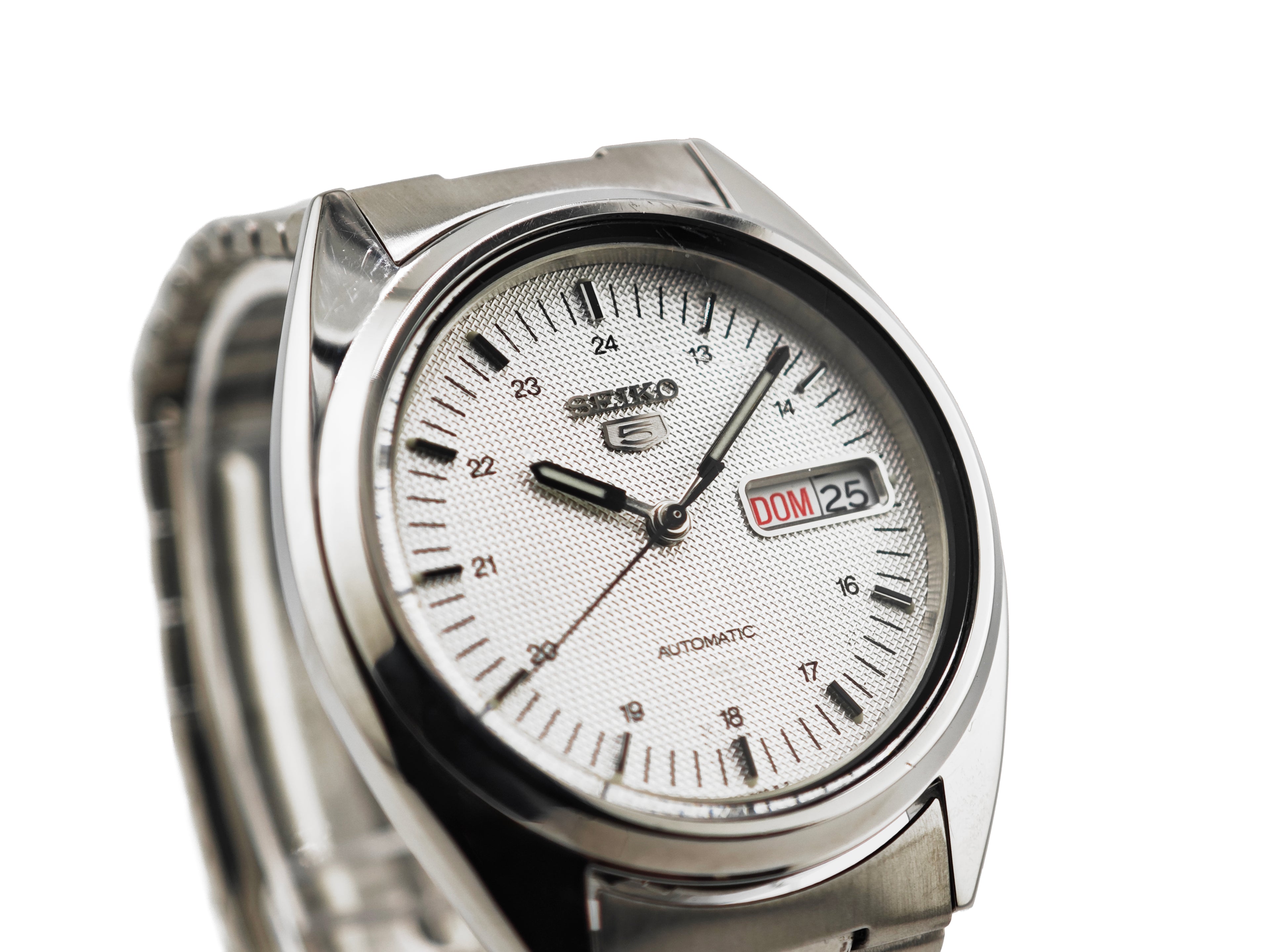 セイコー5 Ref.7S26-3040/ SEIKO five white