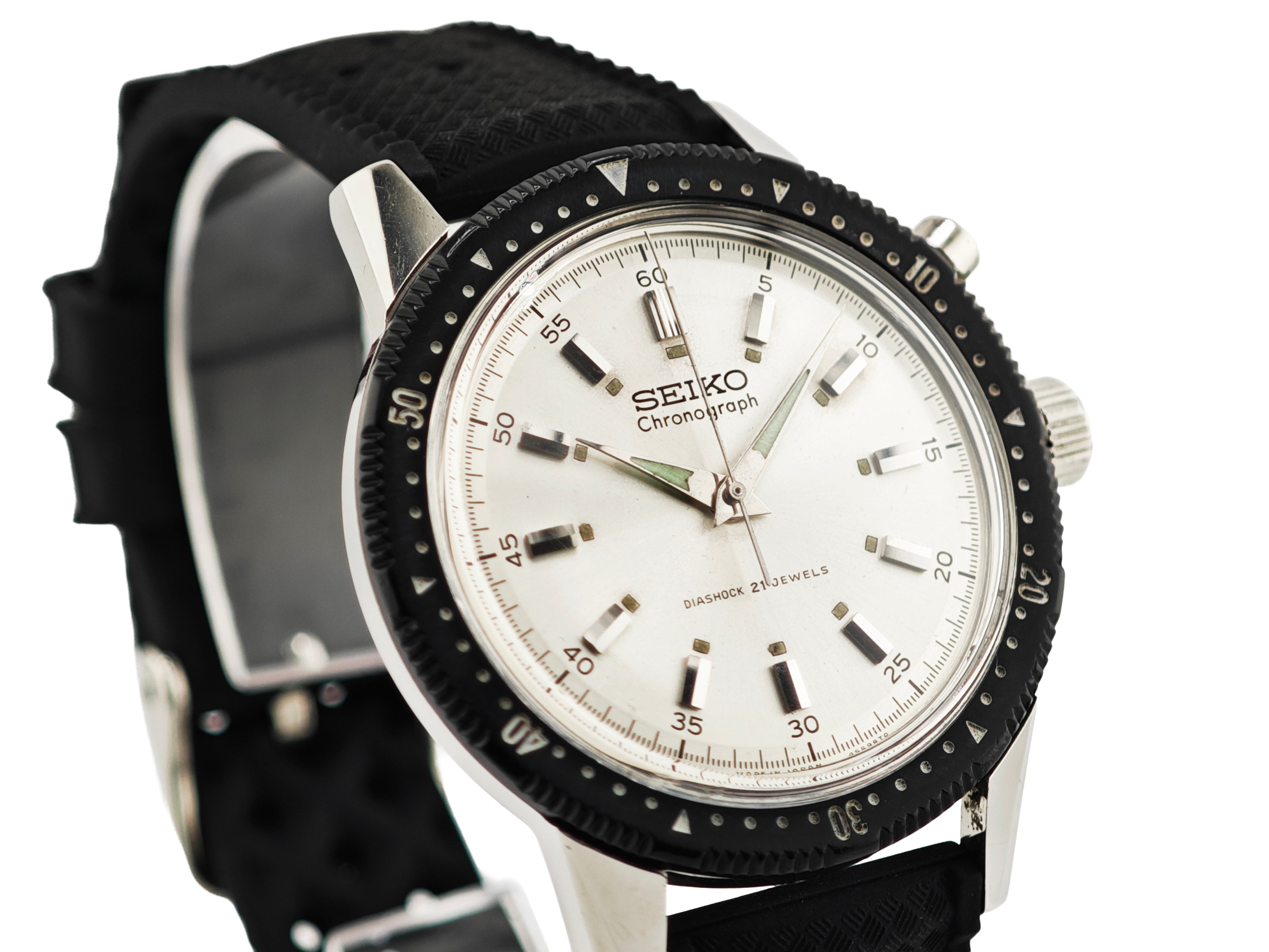 セイコー ワンプッシュ クロノグラフ / SEIKO Monopusher Chronograph 60&
