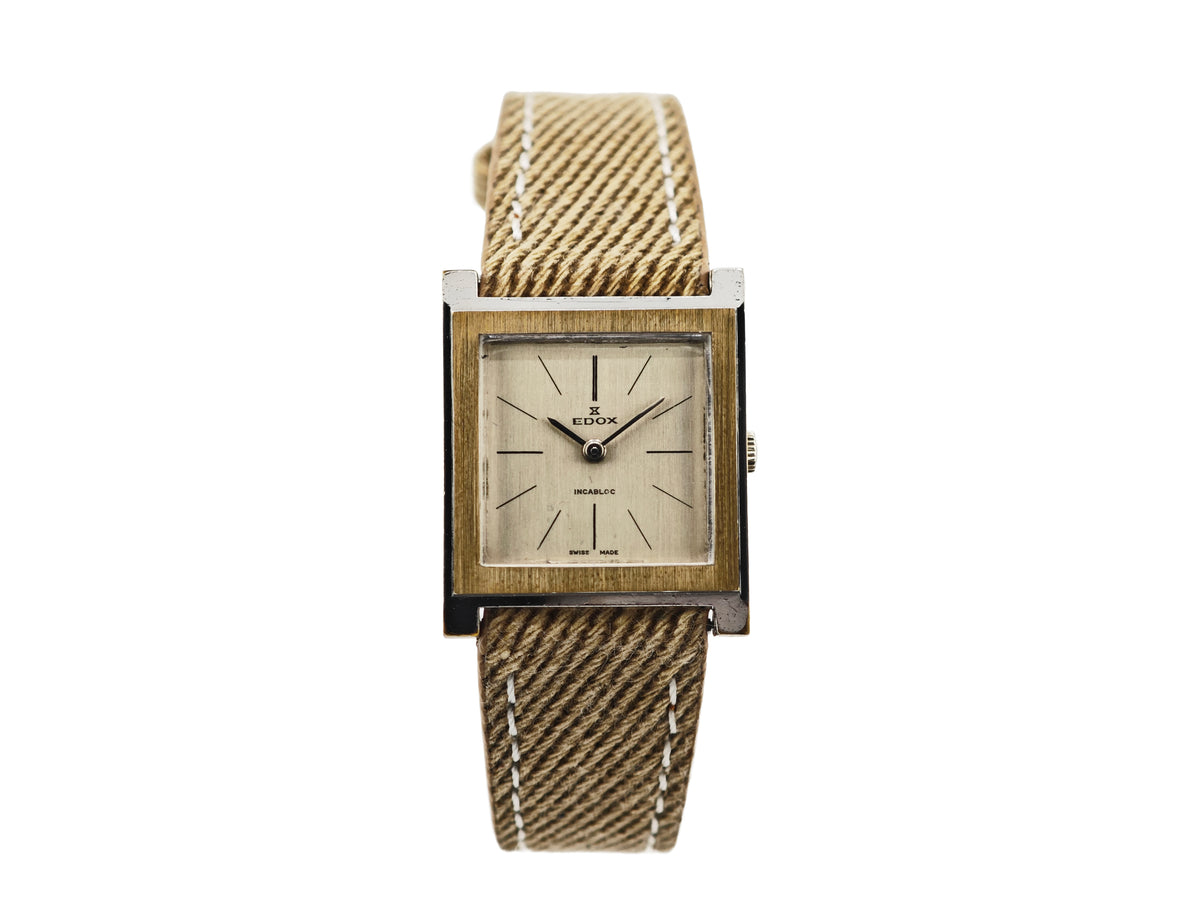 エドックス タンク スクエア / EDOX Tank Square Vintage