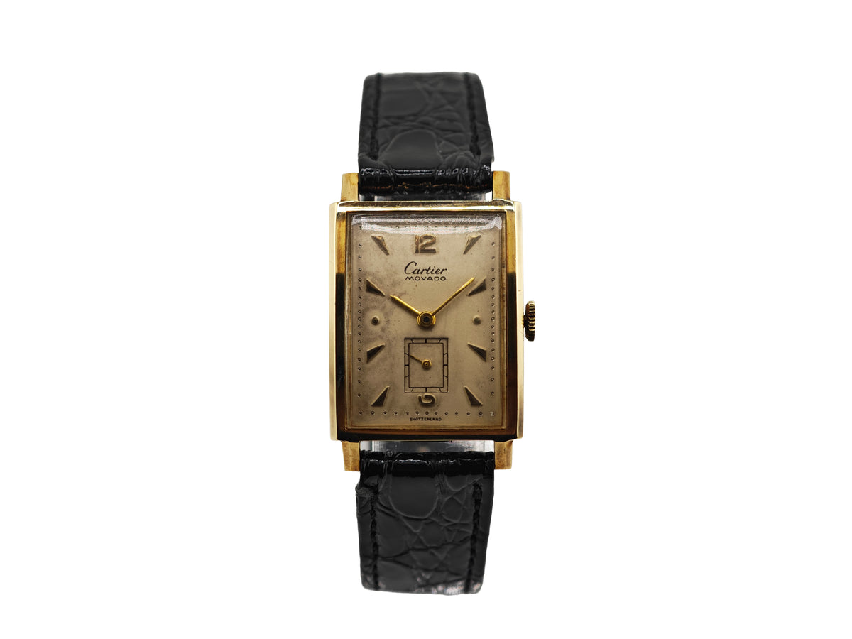 カルティエ by モバード レクタンギュラー / Cartier by Movado tank 14K 40&