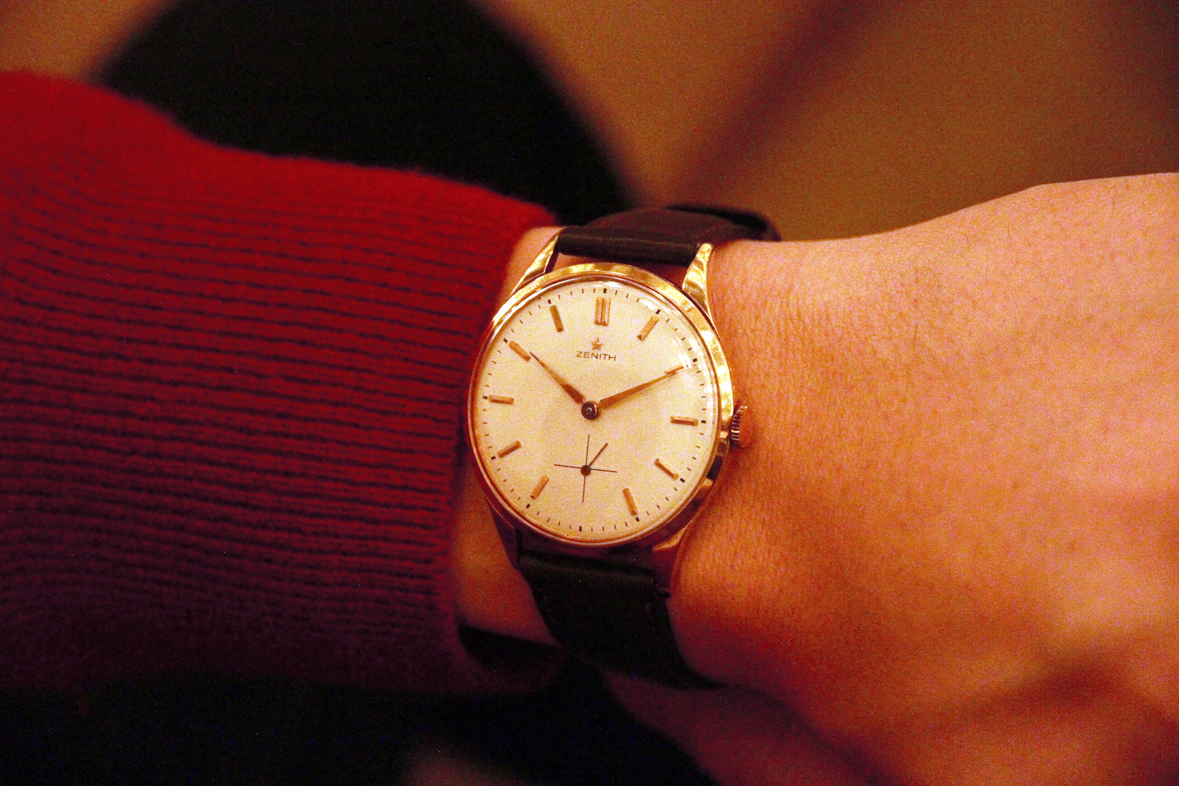 ゼニス クラシック スモールセコンド K18PG無垢 / Zenith Small Second Vintage Cal.126