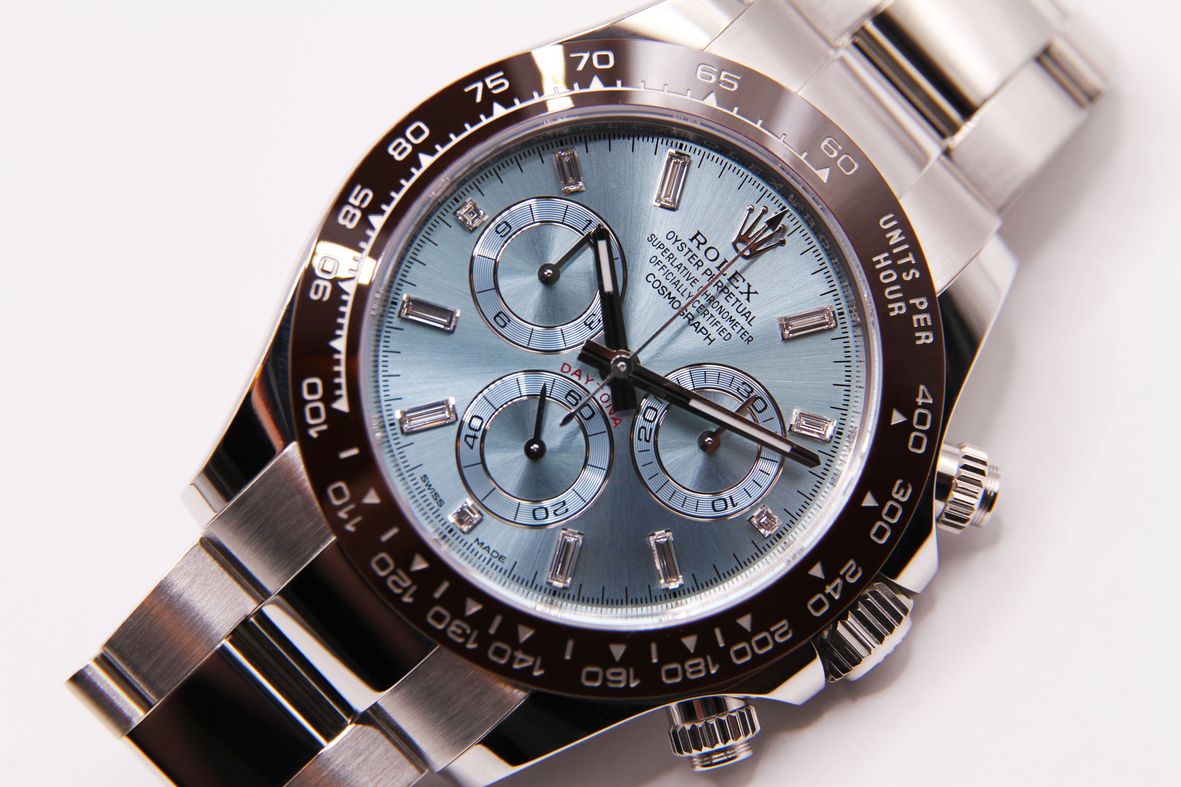 ロレックス コスモグラフデイトナ アイスブルー バケットダイヤ / ROLEX Cosmograph Daytona Ref.116506A