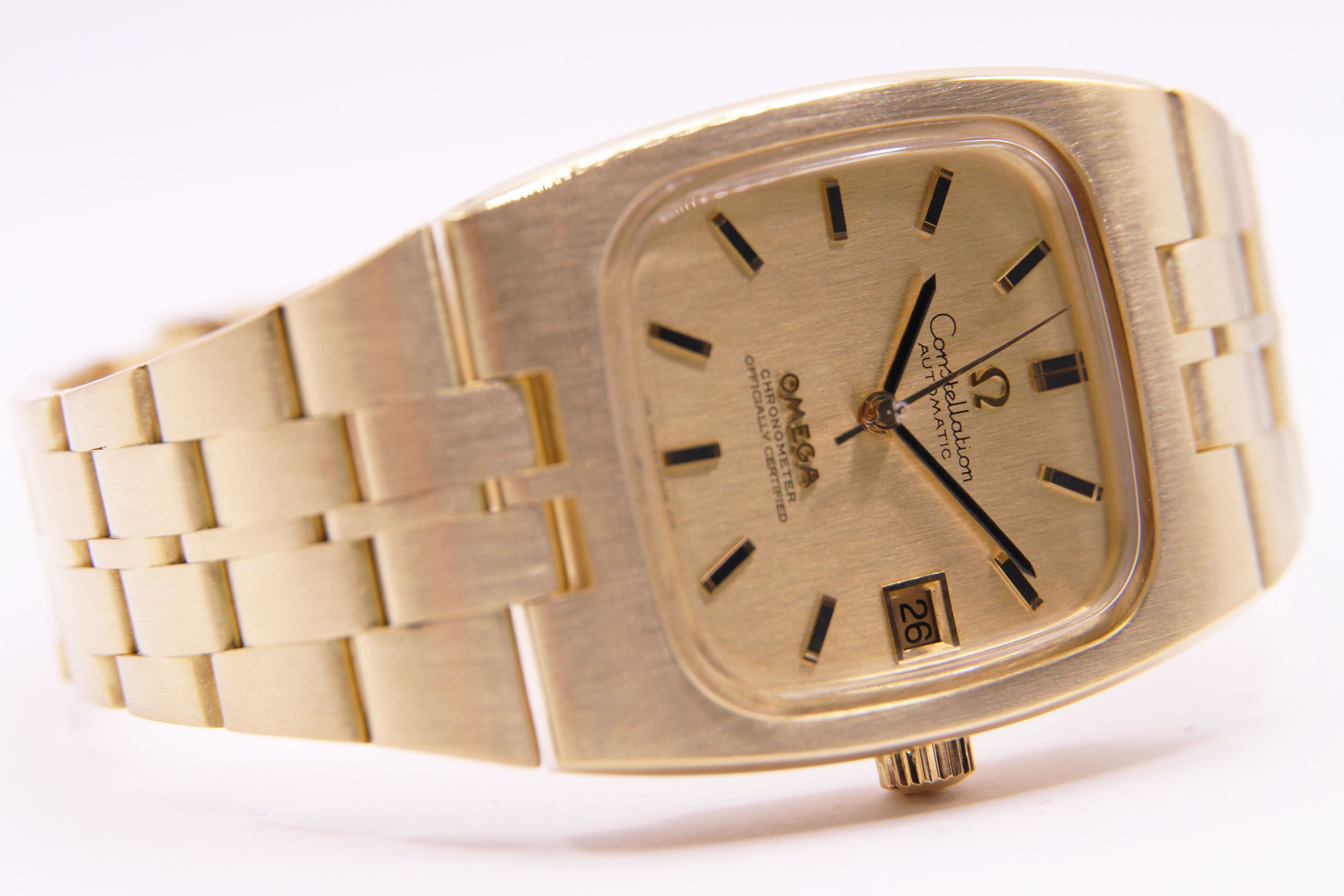 オメガ コンステレーション クロノメーター インテグレート テレビケース / OMEGA Constellation chronometer integrator TV watch