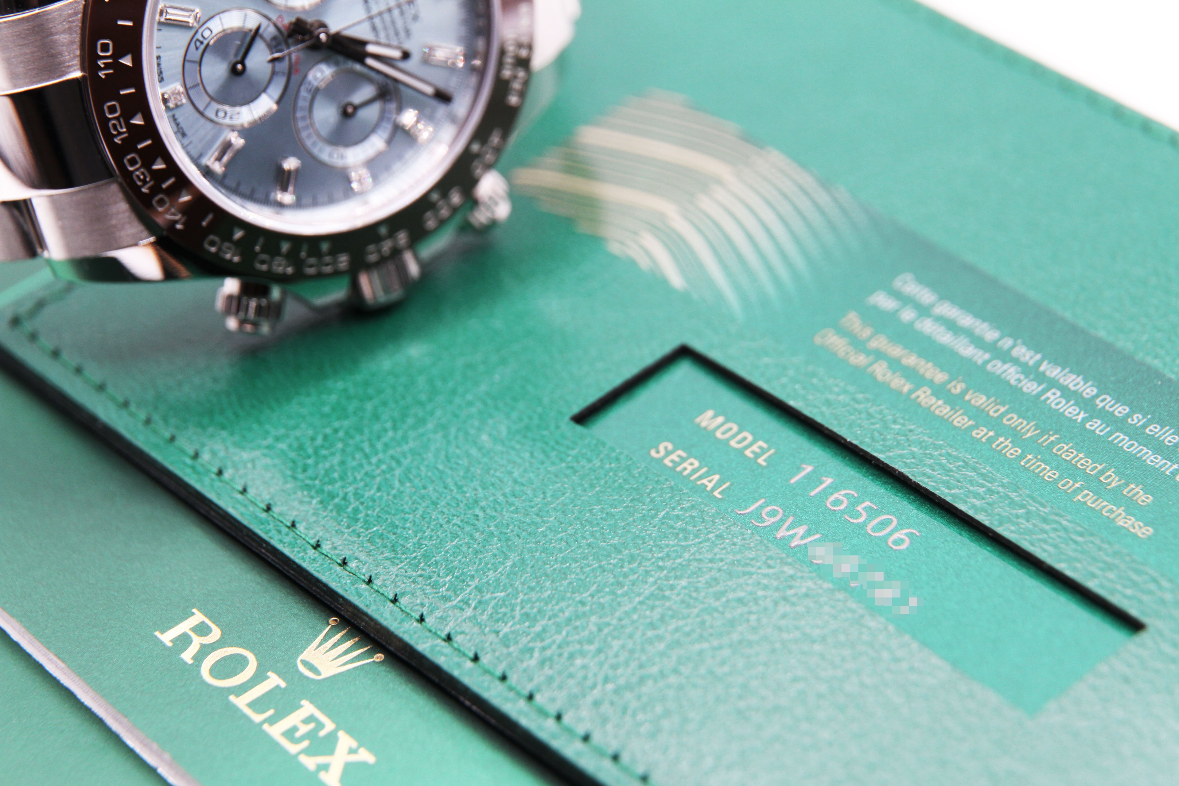 ロレックス コスモグラフデイトナ アイスブルー バケットダイヤ / ROLEX Cosmograph Daytona Ref.116506A