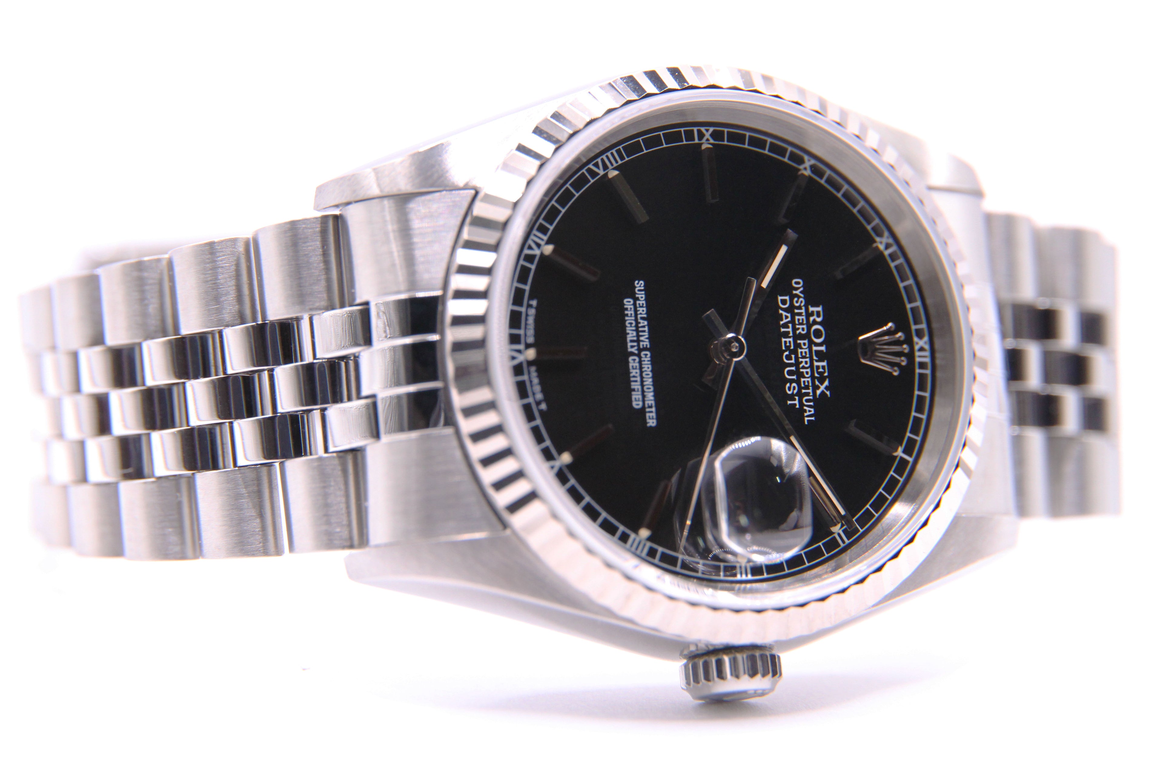 ロレックス デイトジャスト 黒 / DATEJUST Ref.16234 Black