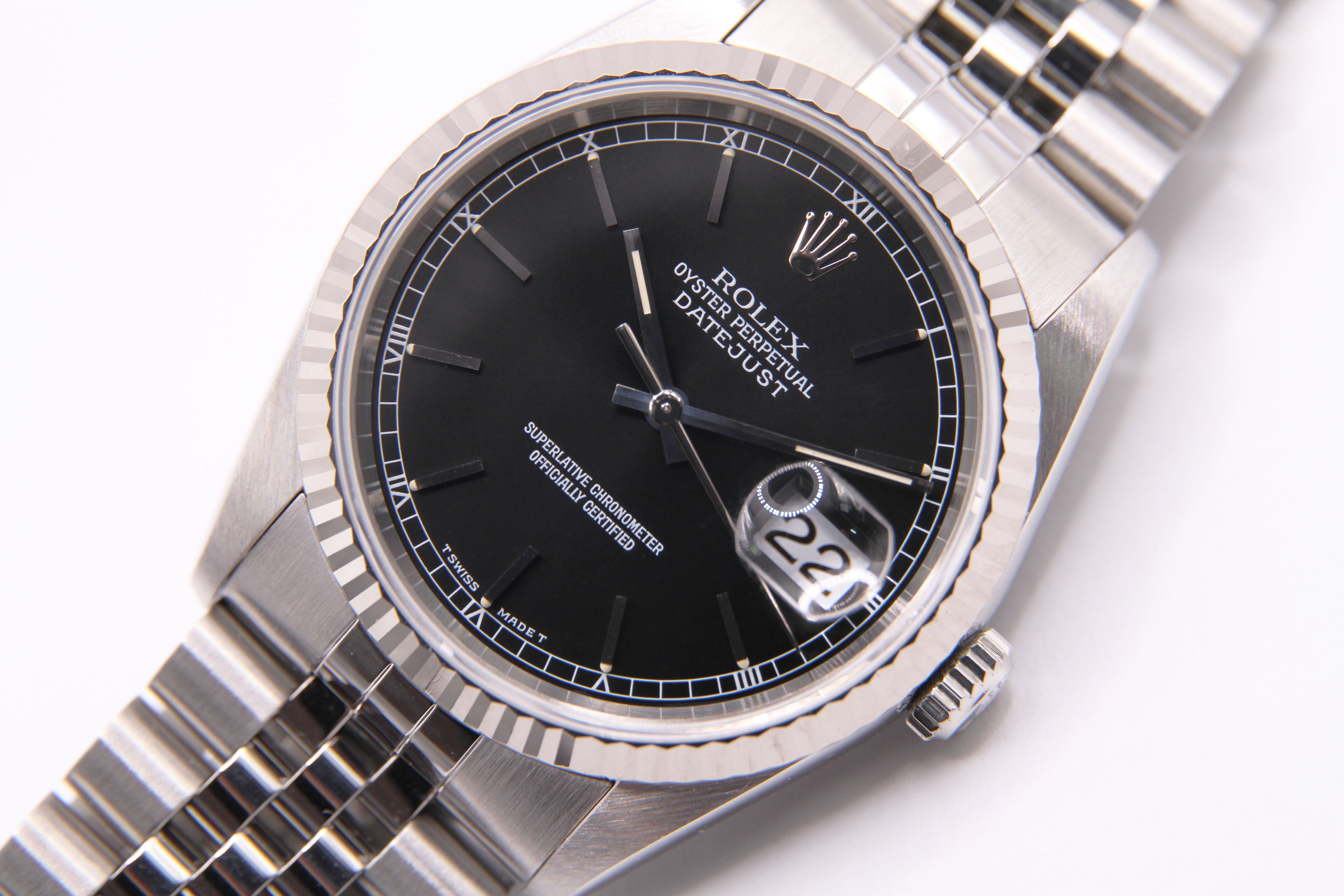 ロレックス デイトジャスト 黒 / DATEJUST Ref.16234 Black