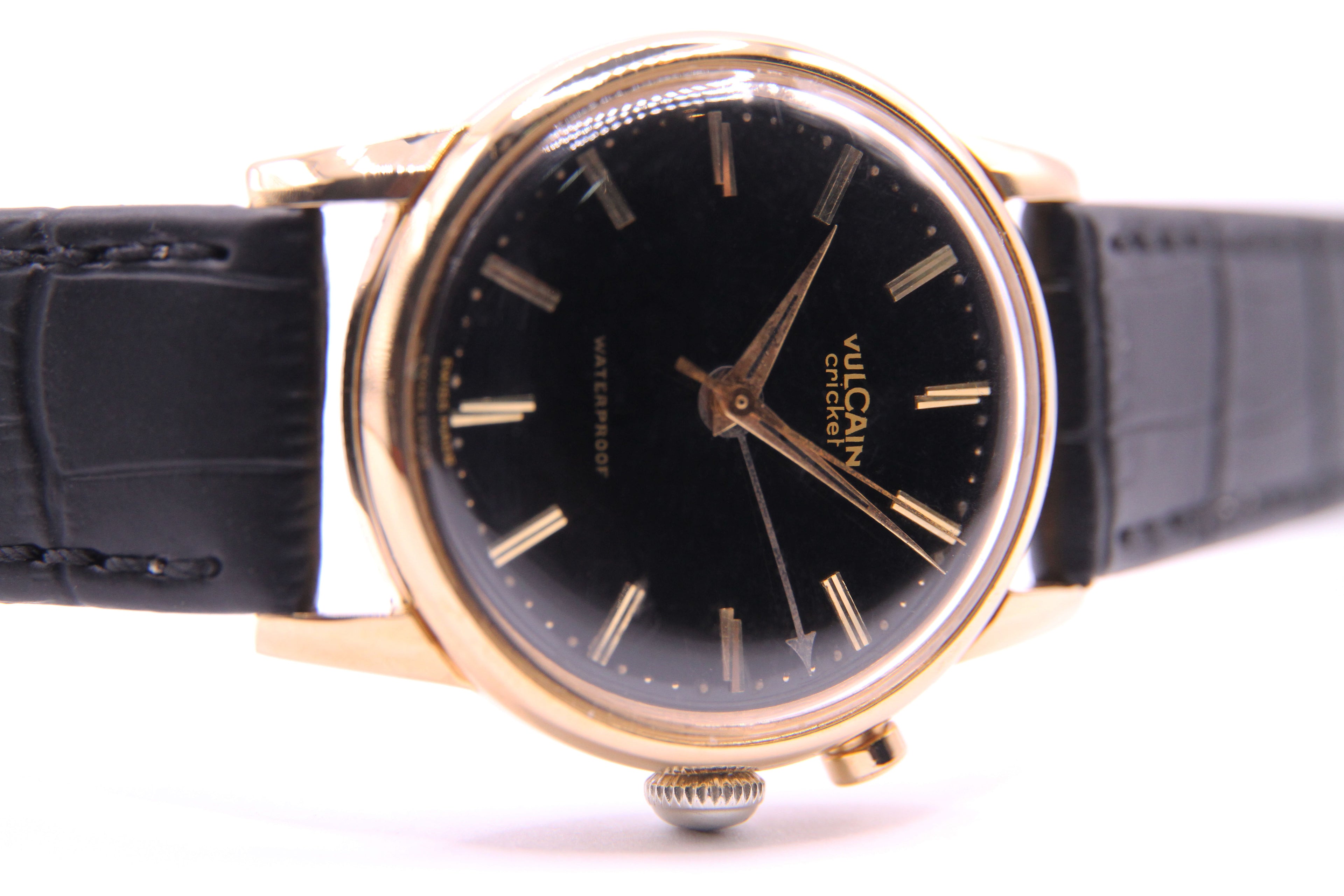 ヴァルカン クリケット ブラックギルトミラーダイヤル / VULCAIN Cricket GILTDIAL