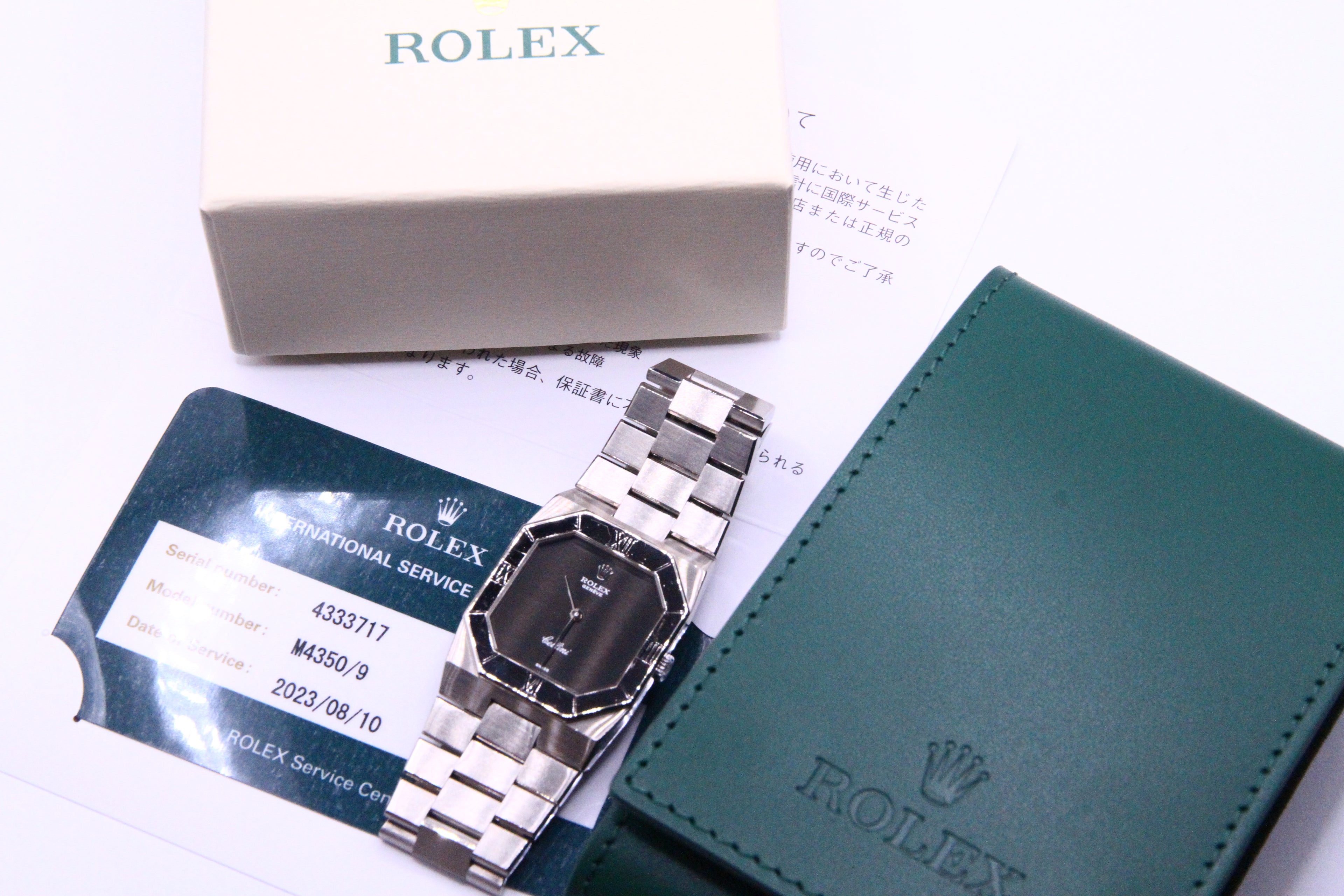 ロレックス チェリーニ K18WG無垢/ ROLEX CELLINI Ref.M4350/9 Cal.1602