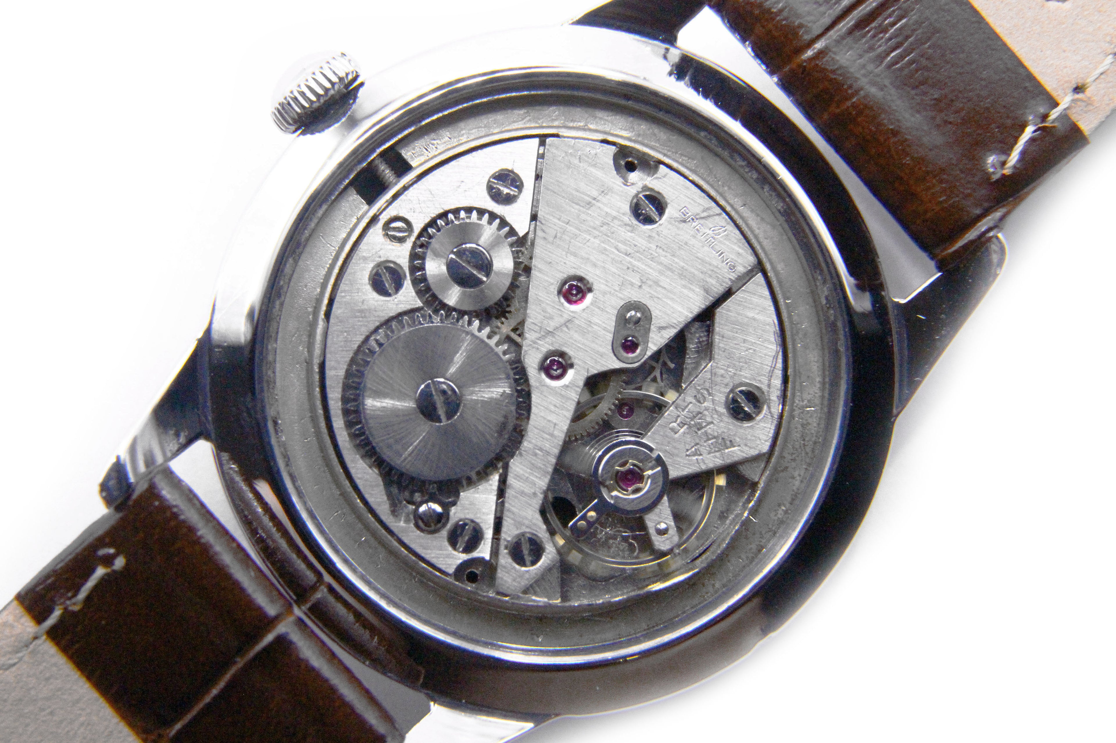 ブライトリング クサビインデックス マットダイヤル REF.2907 31 Cal.Venus 220 / BREITLING Vintage Matte Black Dial