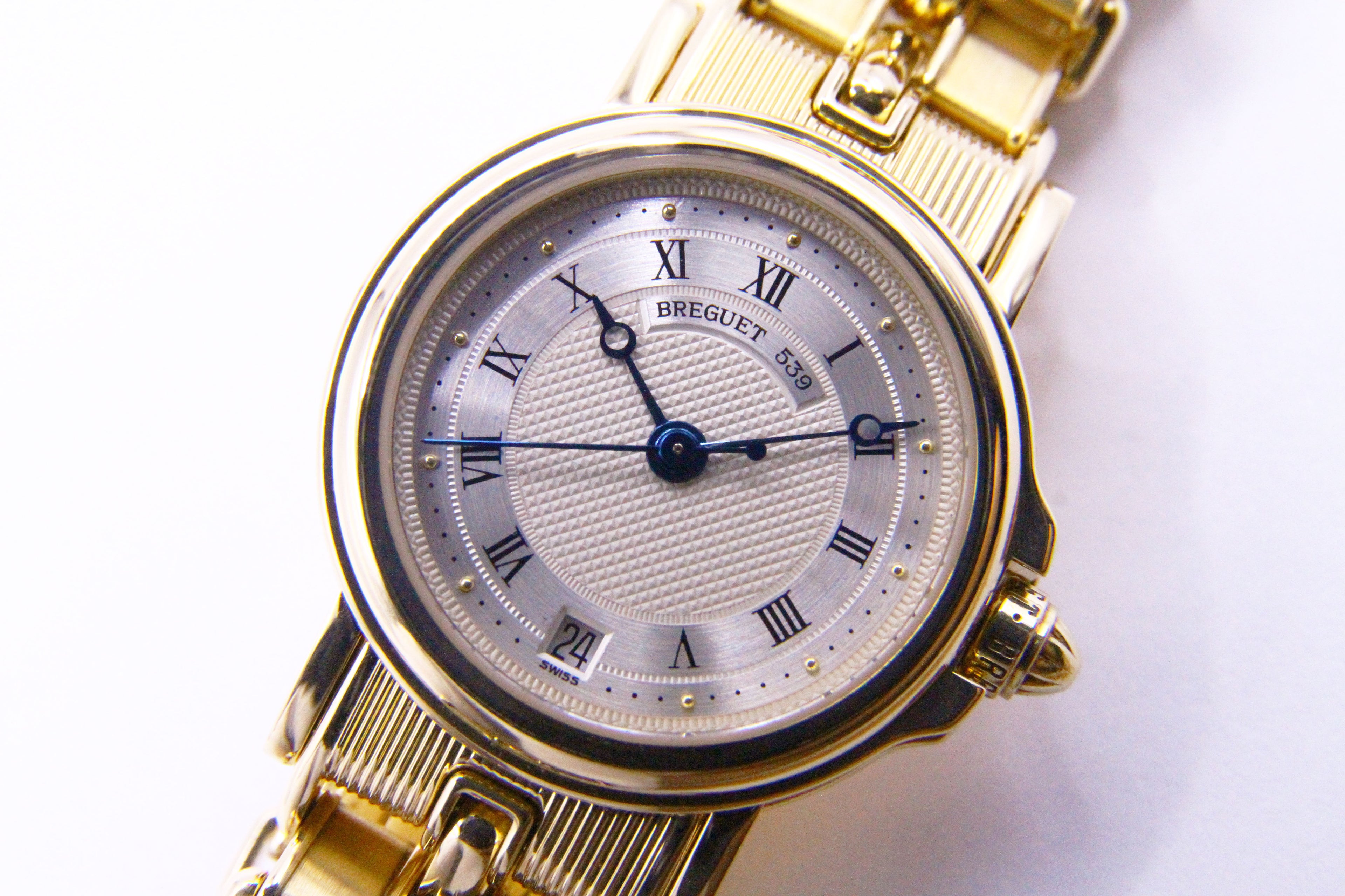 ブレゲ マリーン I 金無垢 レディースサイズ / BREGUET MARINE I K18 YELLOWGOLD Ref.8400BA/12/A40