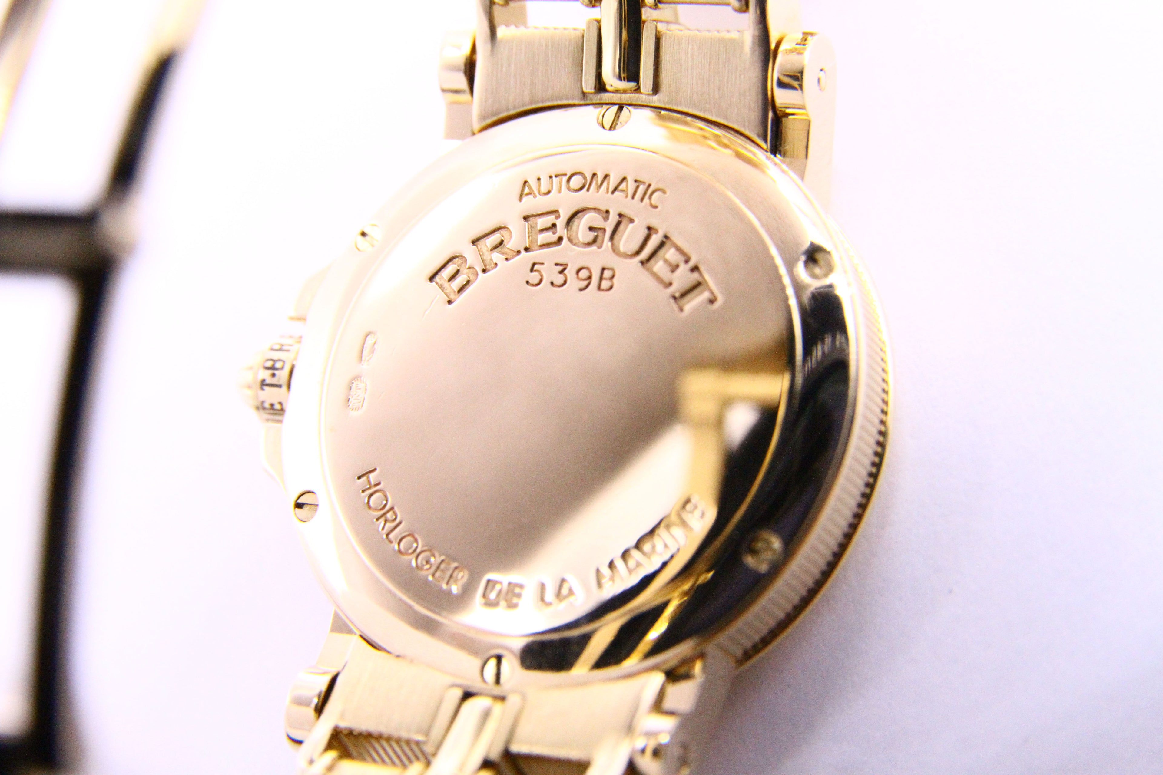 ブレゲ マリーン I 金無垢 レディースサイズ / BREGUET MARINE I K18 YELLOWGOLD Ref.8400BA/12/A40