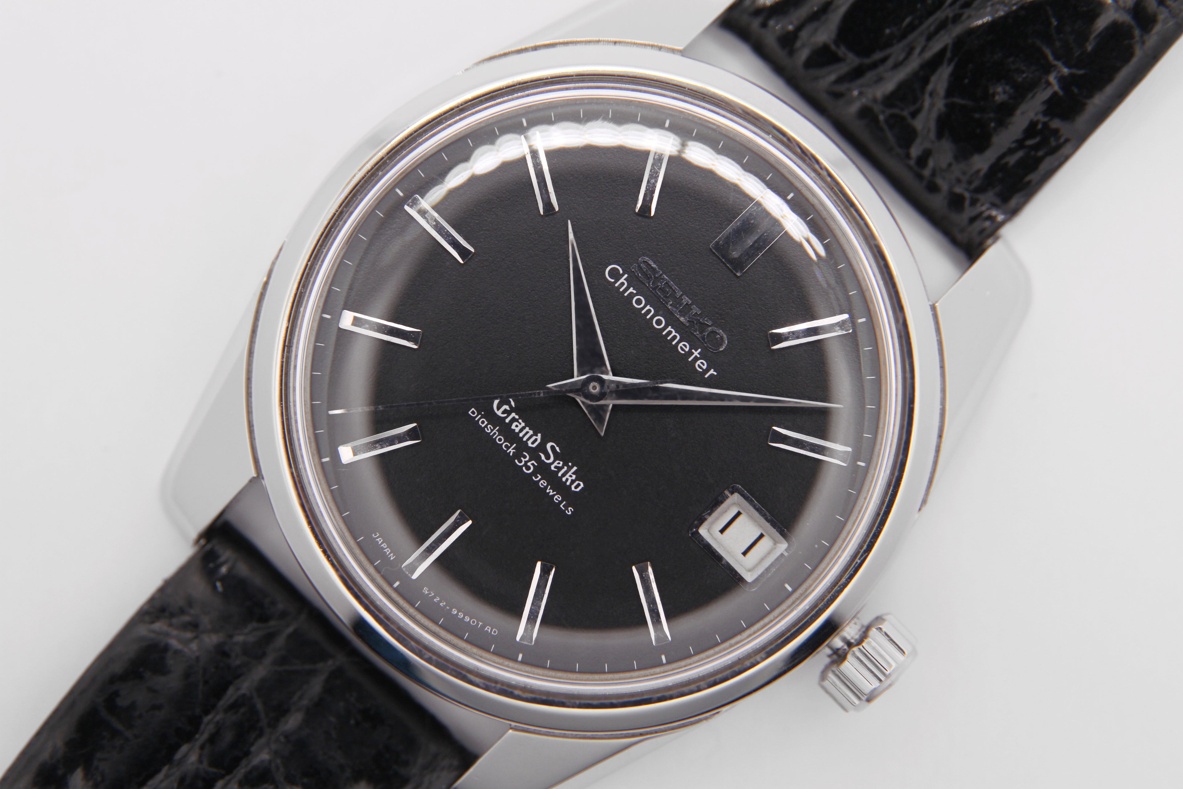 グランドセイコー 2ndモデル 後期 セルフデーター マットブラック / GRAND SEIKO SELFDATER 2nd MODEL Ref.5722-9990 Cal.5722B