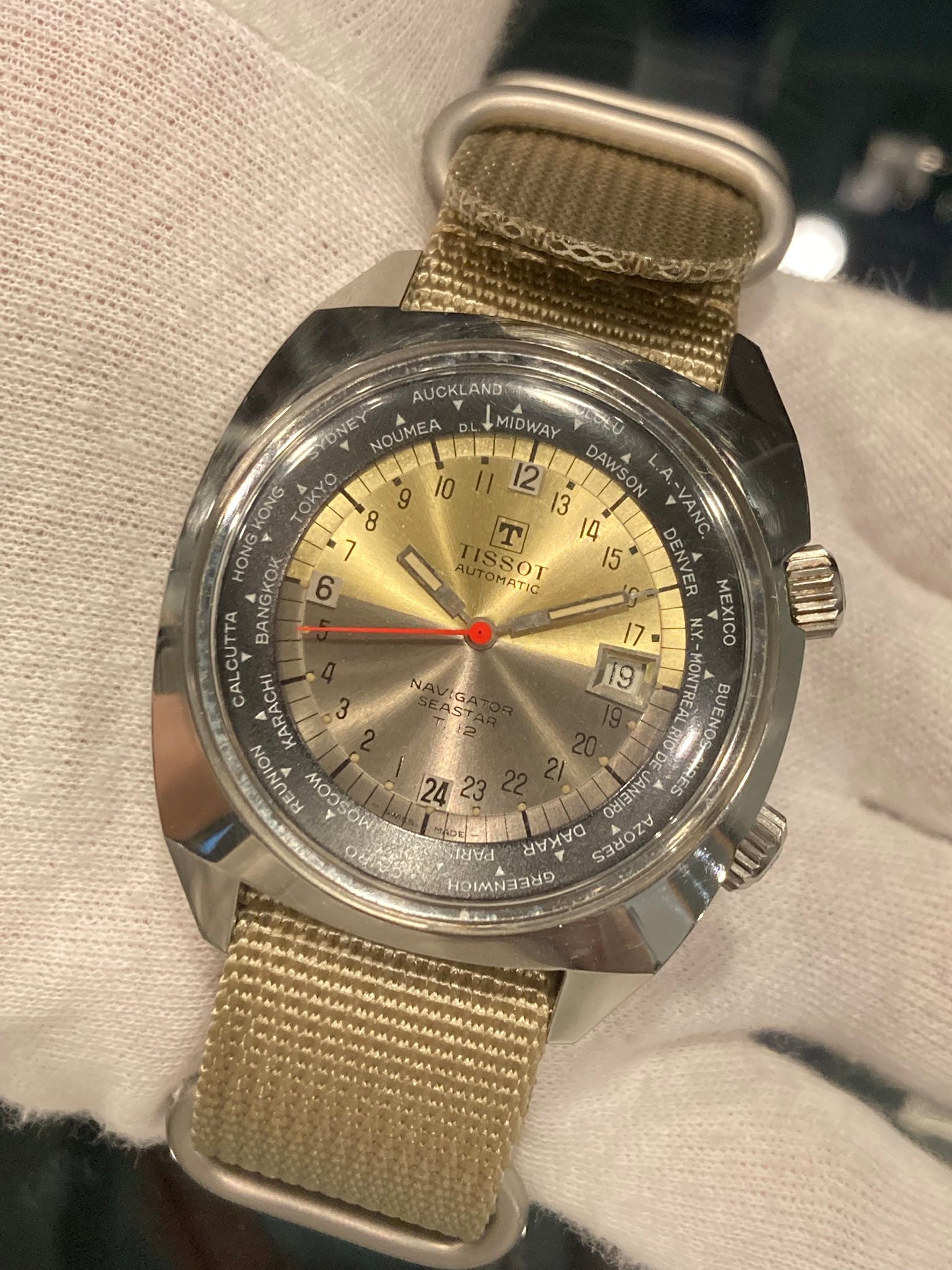 ティソ ナビゲーター シースター T12 ワールドタイム Ref.44566-2 / TISSOT Navigator Seastar T12 24Hours World timer