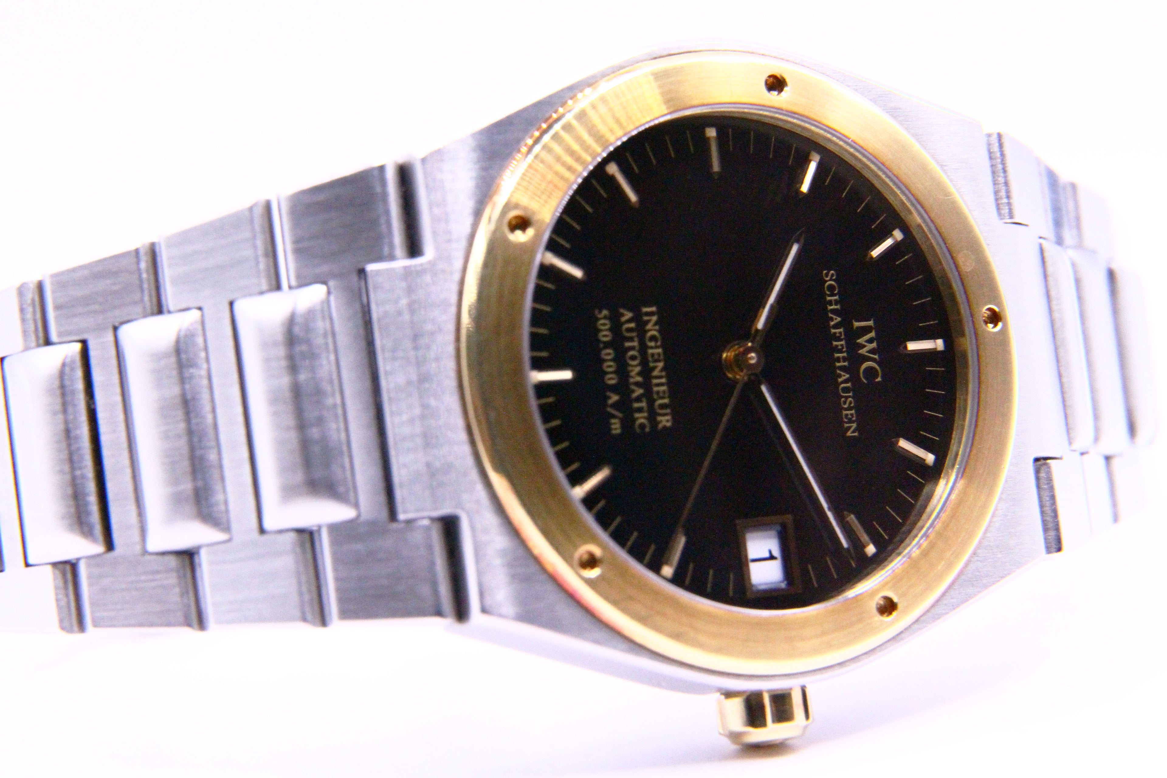 IWC インジュニア 500,000A/m 黒 / IWC INGENIEUR 500,000A/m Black Ref.IW3508