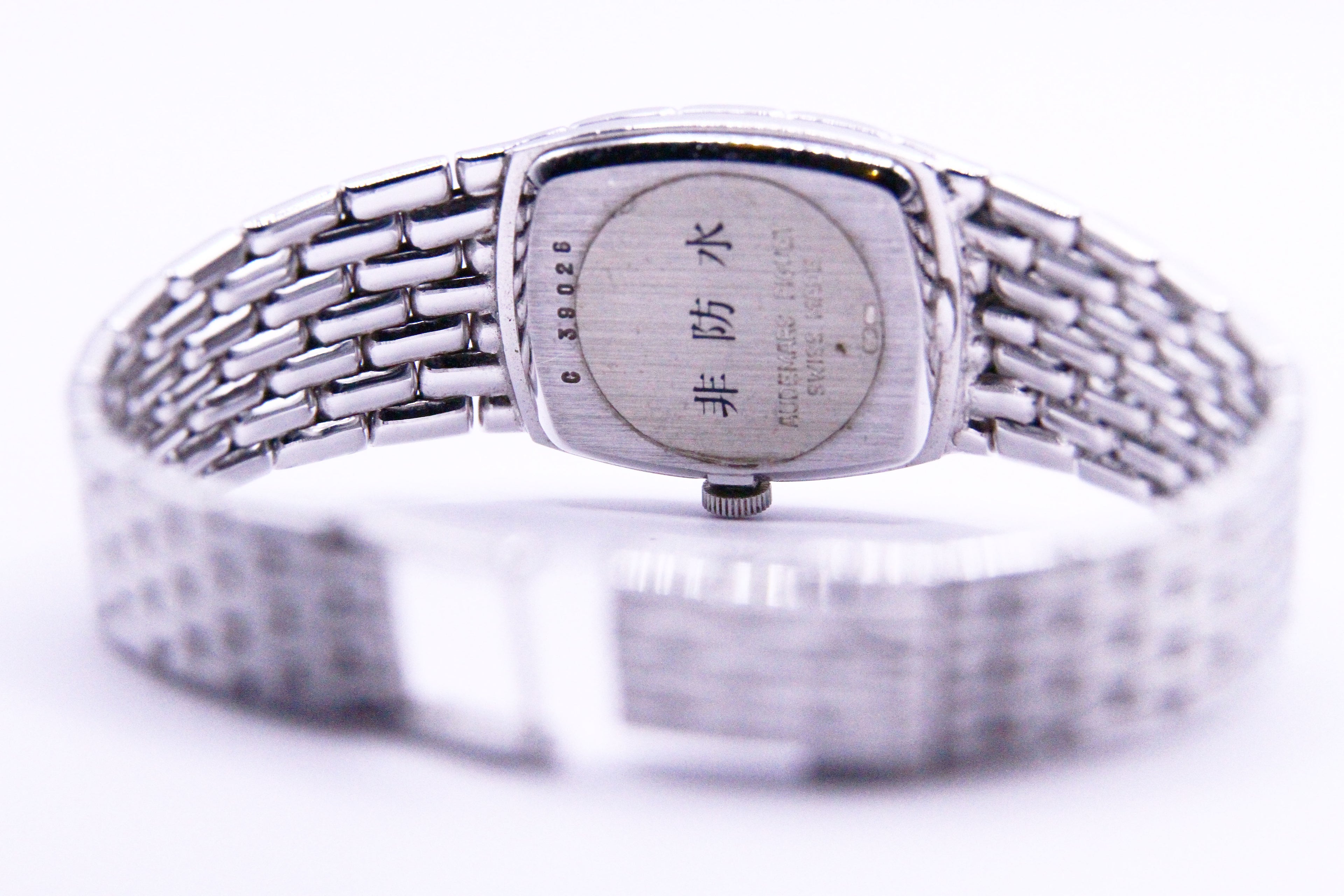 コブラ風 フルダイヤ 手巻き / Diamond sapphire self-winding watch