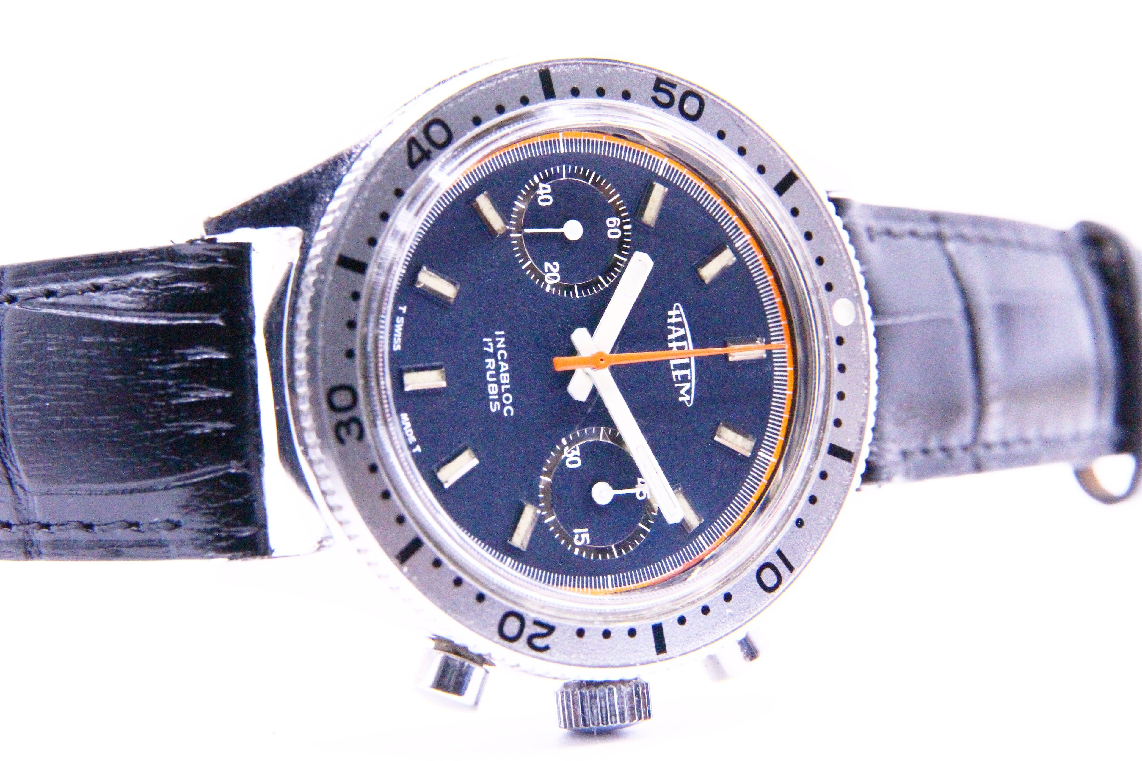 ハーレム (レオニダス・ホイヤー製) ヴィンテージ クロノグラフ 2reg / HARLEM (HEUER) Vintage chronograph 2reg