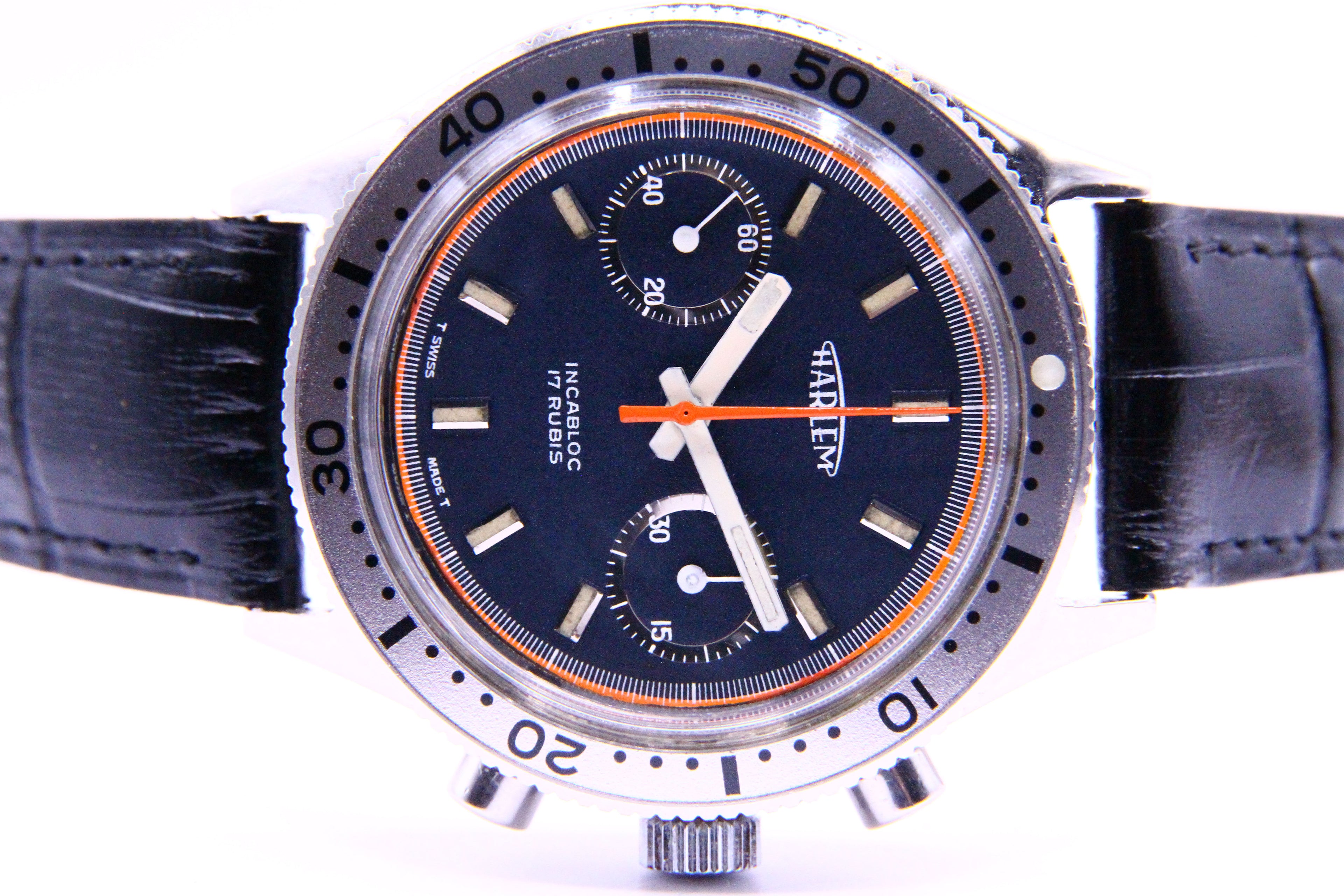 ハーレム (レオニダス・ホイヤー製) ヴィンテージ クロノグラフ 2reg / HARLEM (HEUER) Vintage chronograph 2reg