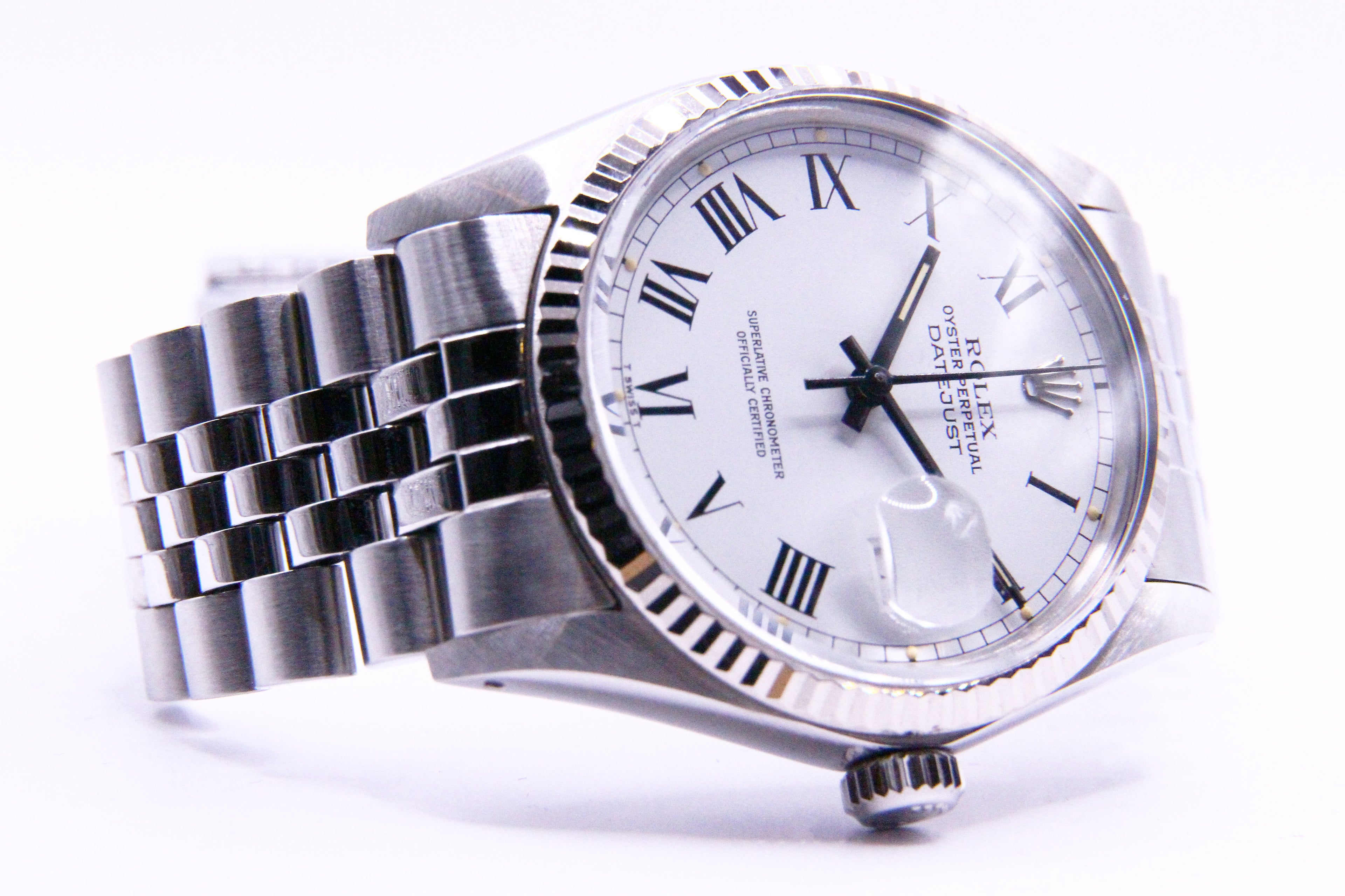 デイトジャスト 白 ローマンダイヤル / Datejust Ref.16014 White Roman Dial