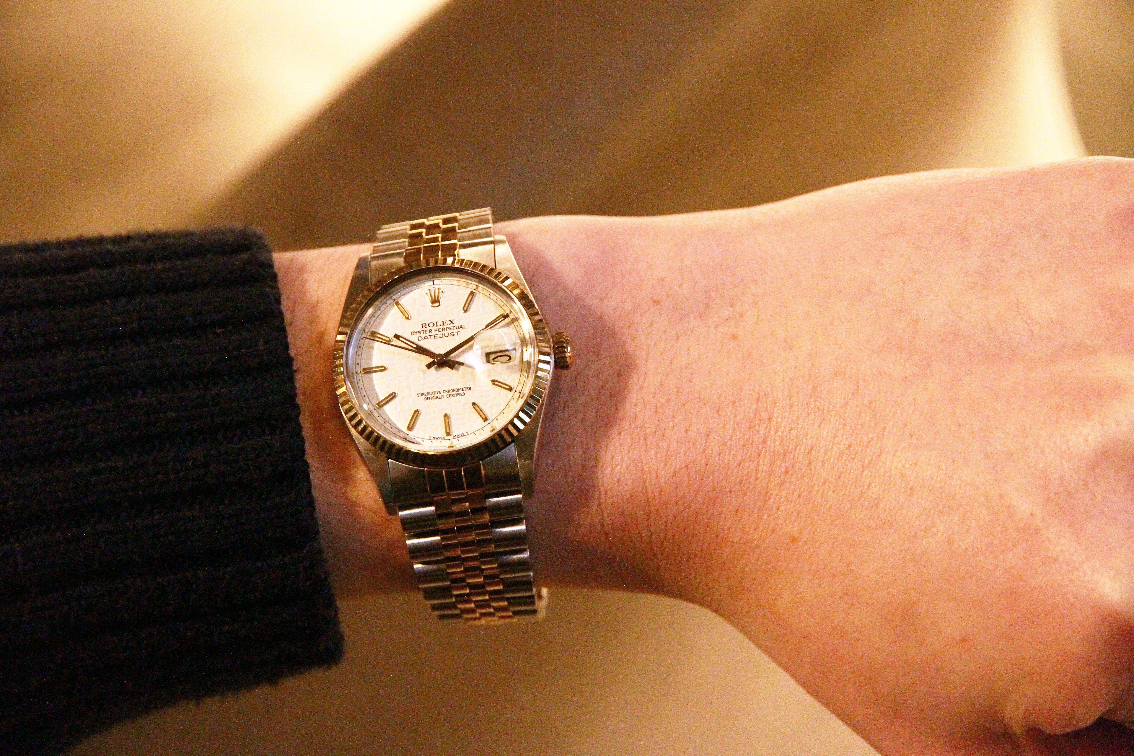 ロレックス デイトジャスト コンピュータ・アイボリー文字盤 / ROLEX Datejust Ref.16013 Ivory Computer Dial