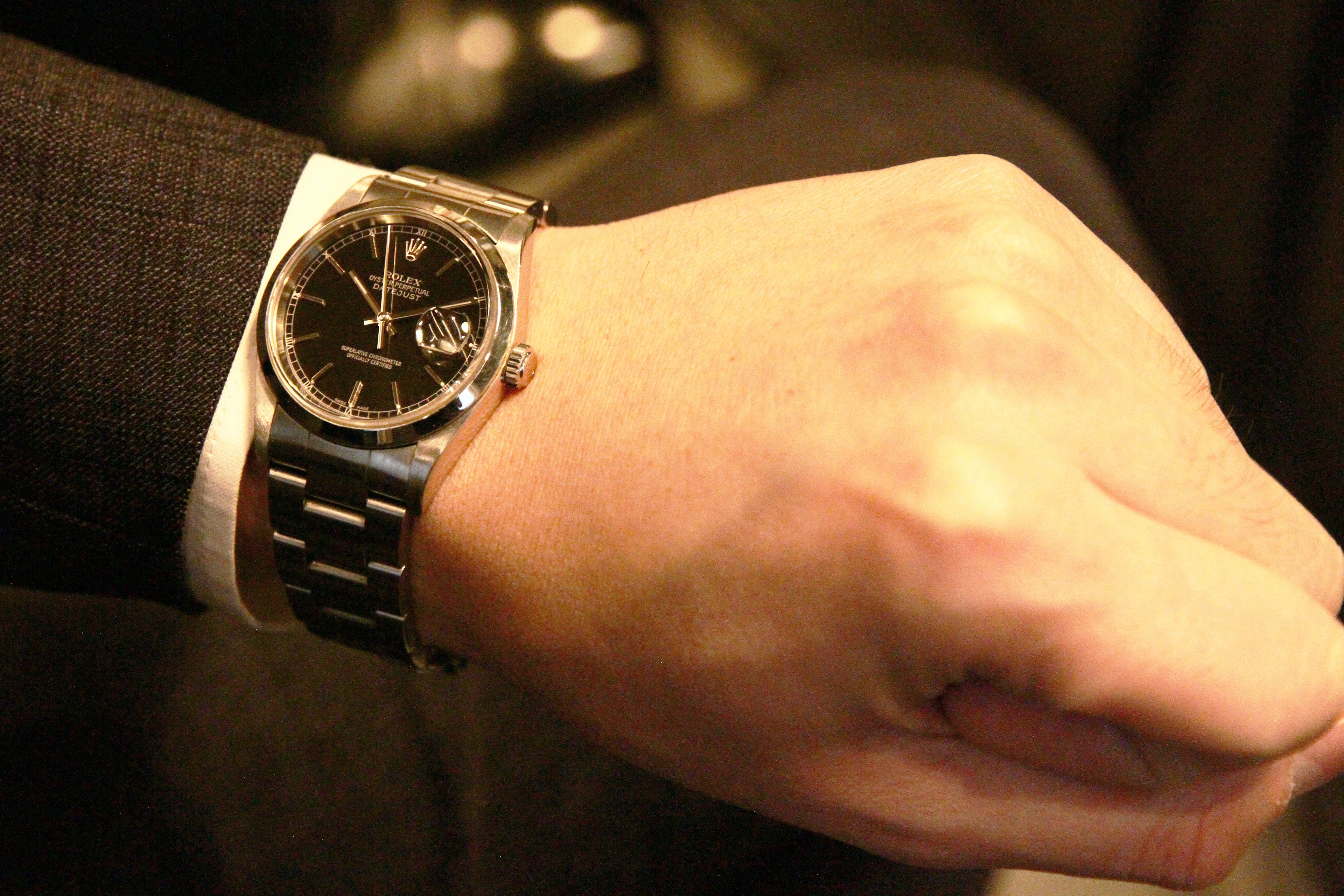 デイトジャスト 黒 / DATEJUST BLACK Ref.16200