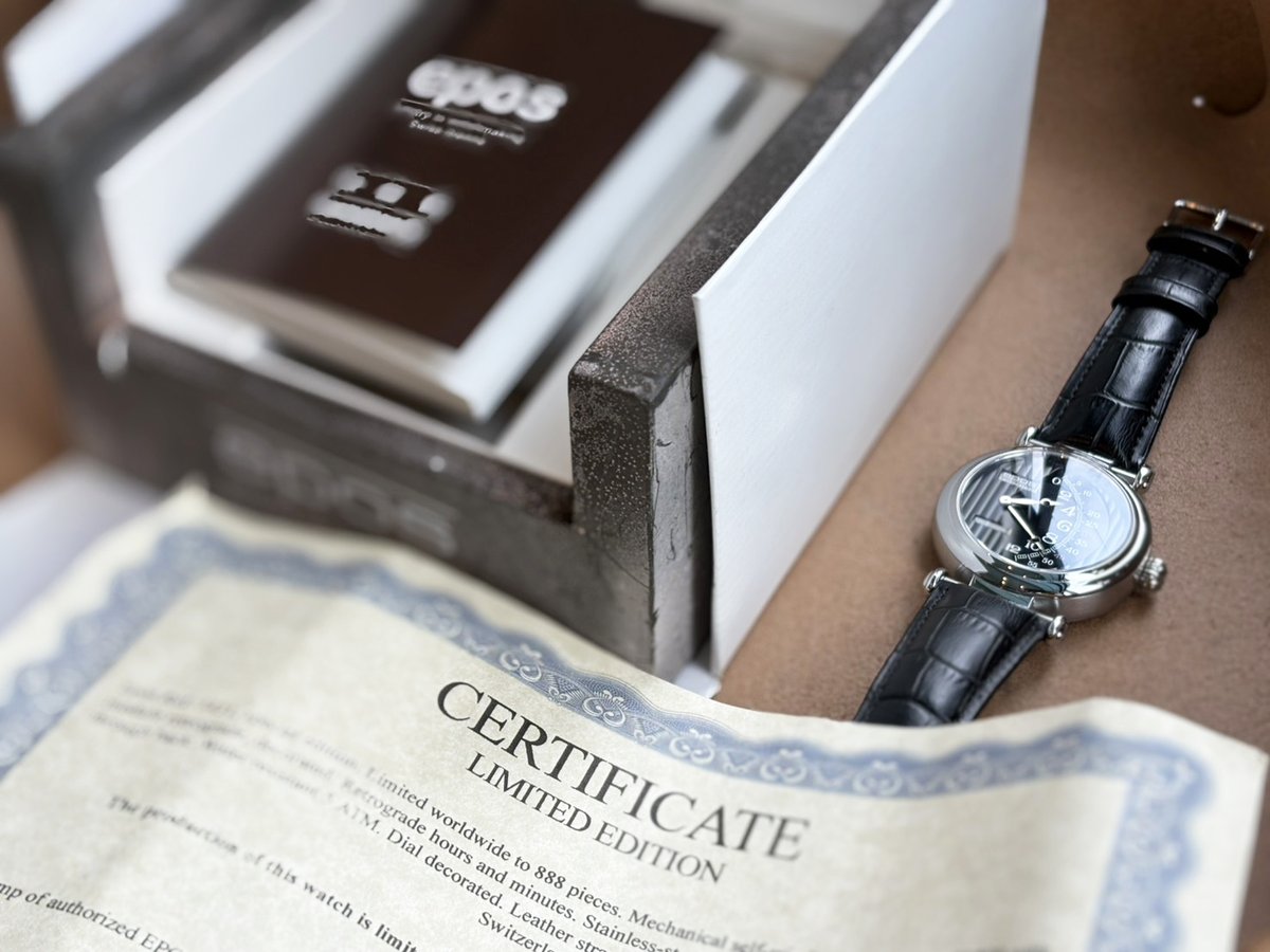 エポス オリジナーレ ダブルレトログラード Ref.3431BK / EPOS Originale Double Retrograde Limited Edition