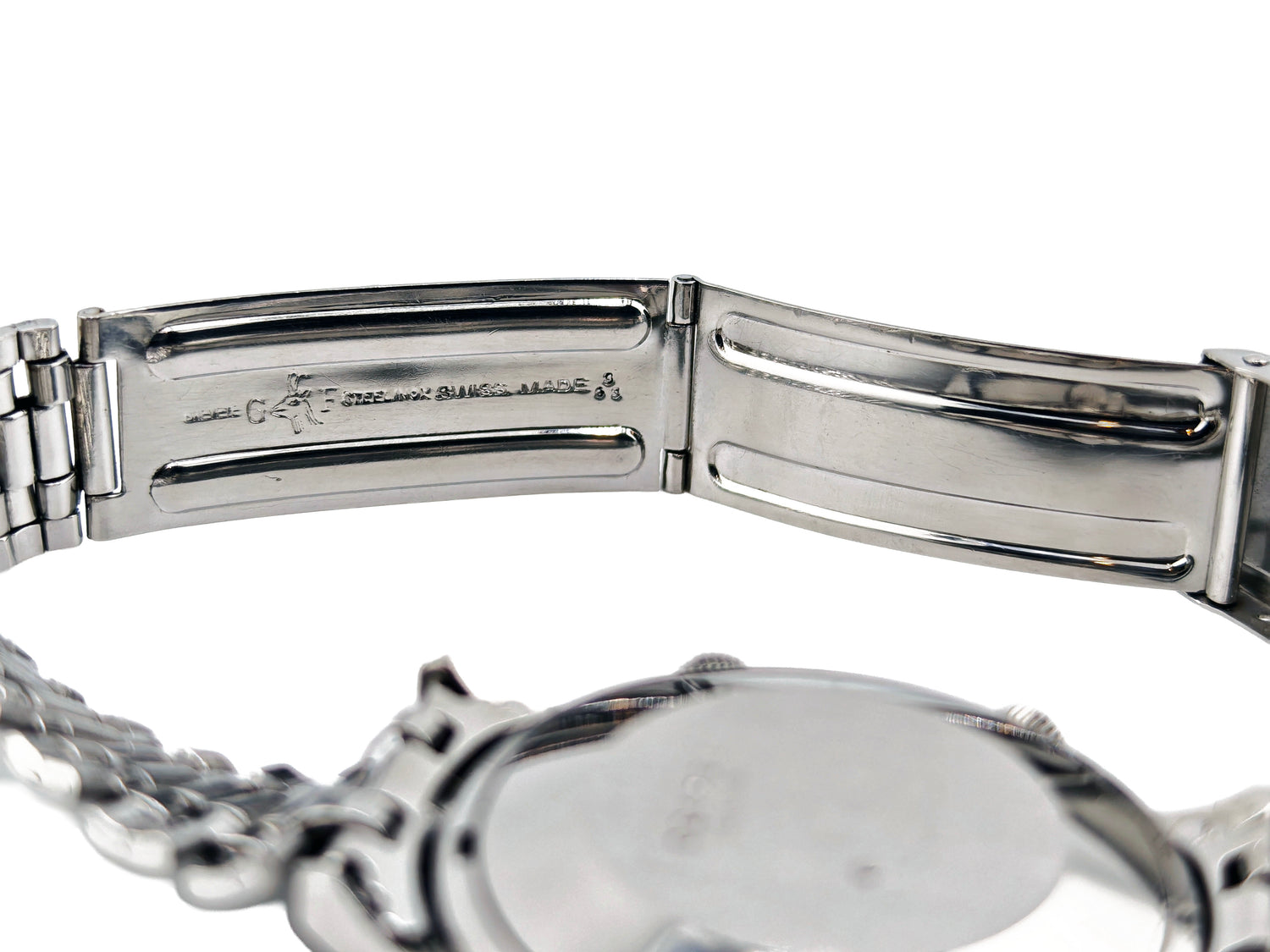 ジャガールクルト メモボックス 純正ゲイフレアーブレスレット Ref.E855 / JAEGER LECOULTRE MEMOVOX