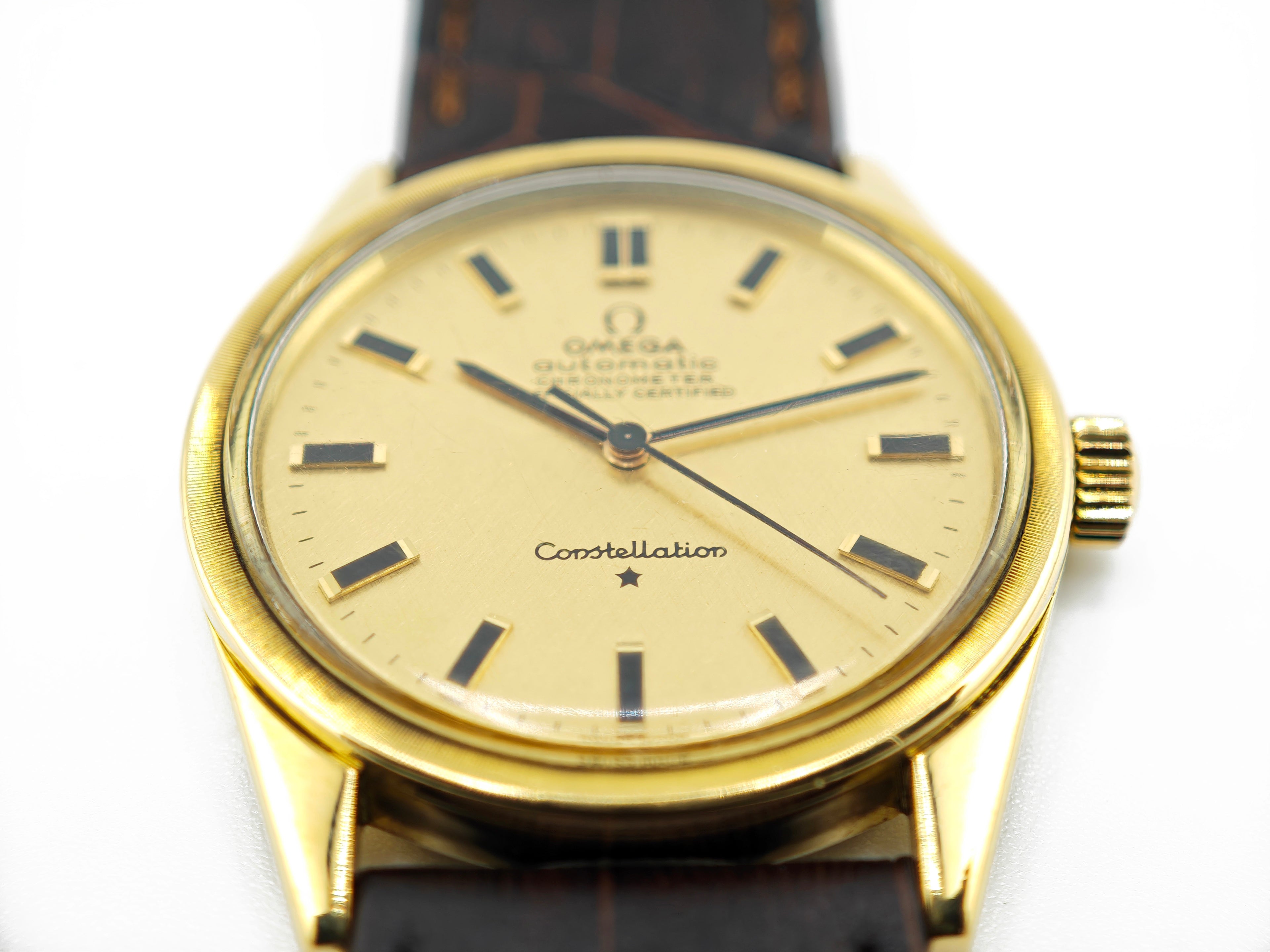 オメガ コンステレーションクロノメーター K18無垢 Ref.167.021 / OMEGA Constellation Chronometer 18K Cal.712