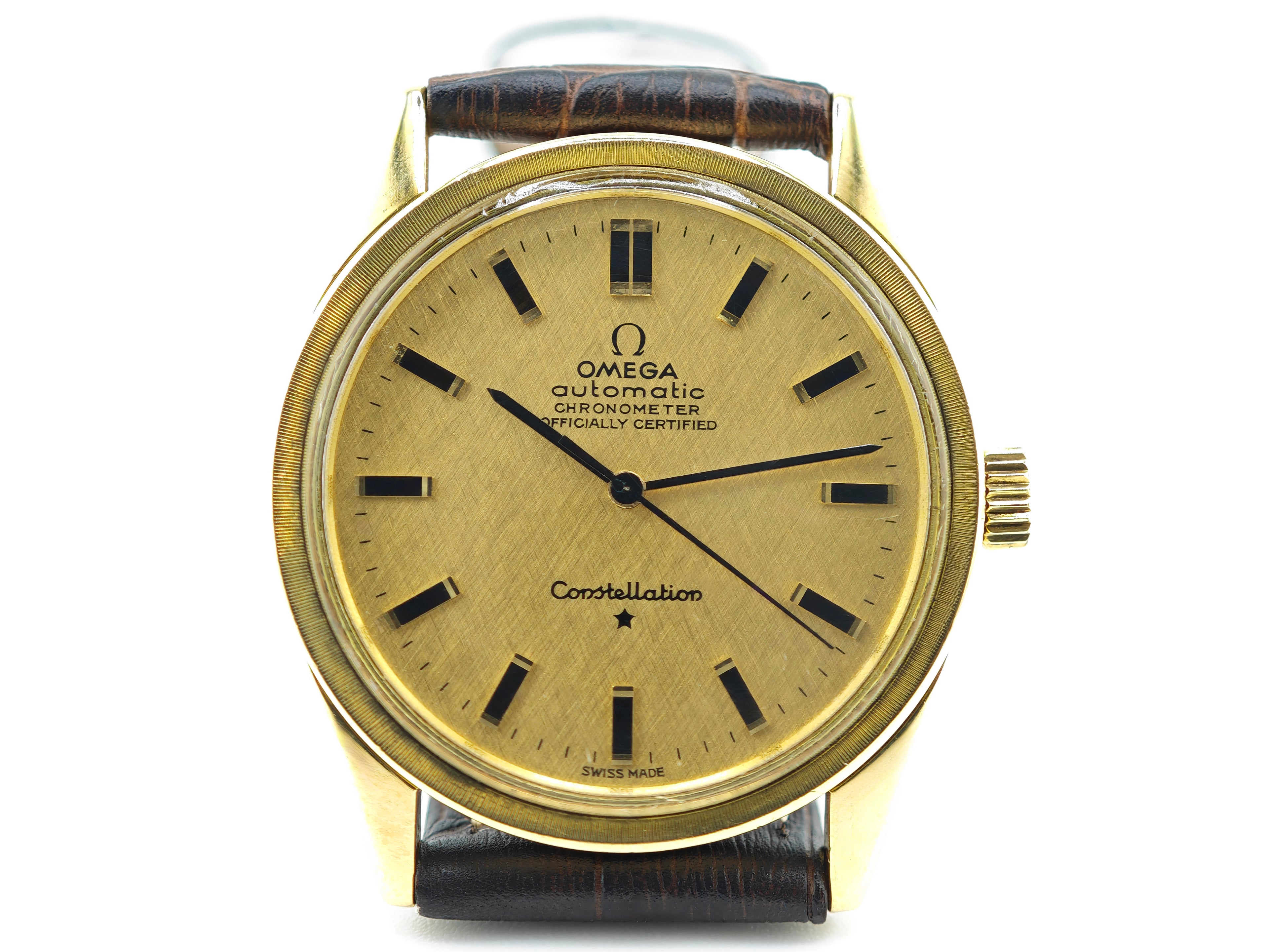 オメガ コンステレーションクロノメーター K18無垢 Ref.167.021 / OMEGA Constellation Chronometer 18K Cal.712