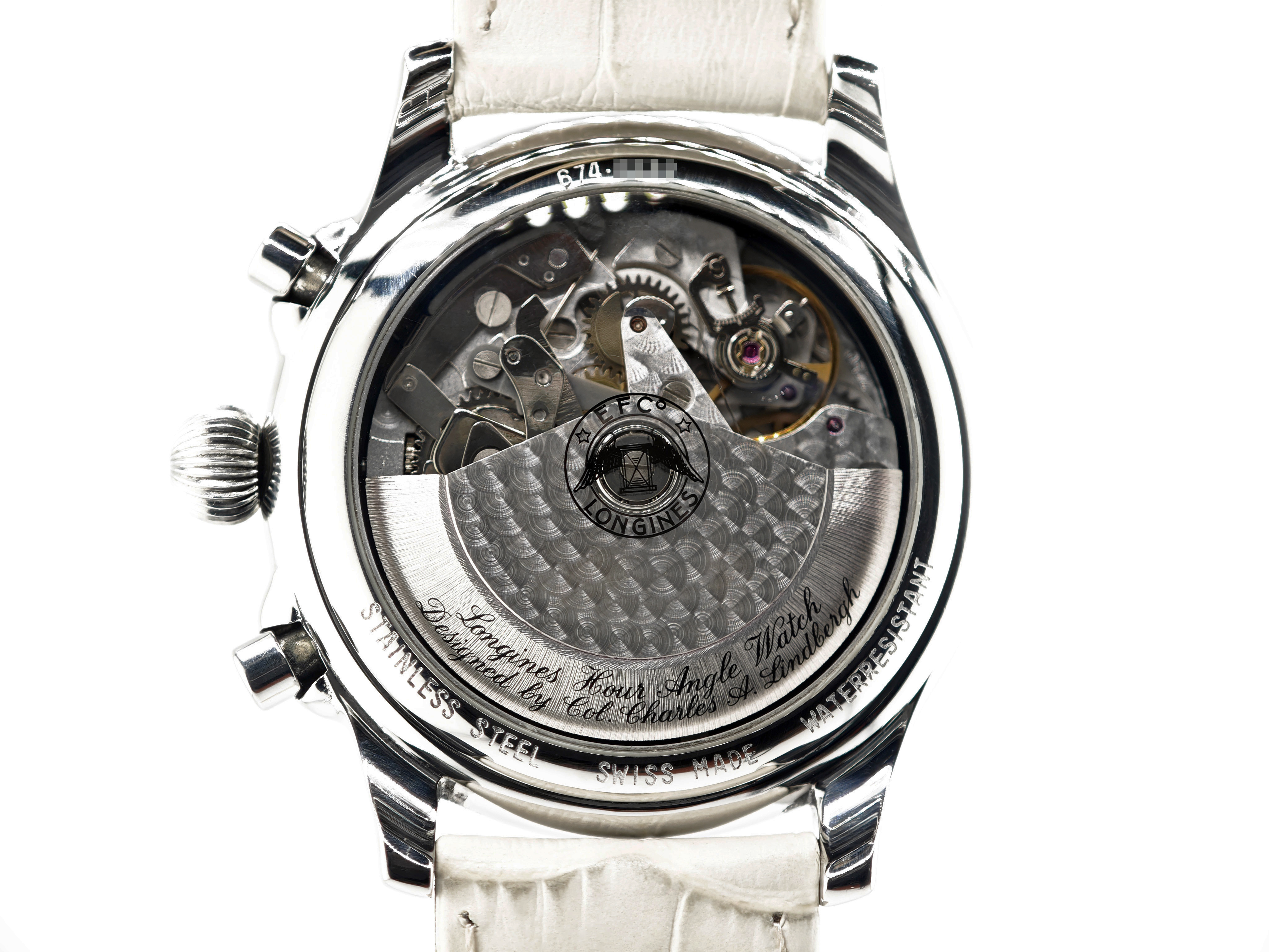 ロンジン リンドバーグ アワーアングル クロノグラフ / LONGINES Hour Angle Lindbergh Chronograph Ref.674.52.32 Cal.L674.4