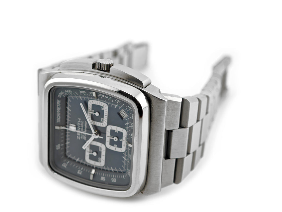 ゼニス エル・プリメロ TVウォッチ Ref.01-0200-415 / ZENITH El Primero Tv Case Blue