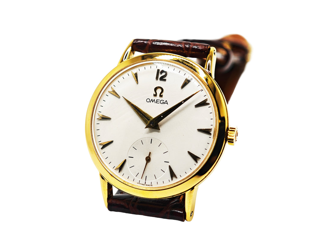 オメガ 14金無垢 スモールセコンド Ref.B6520 / OMEGA 14K SOLID GOLD cal.361 1950&
