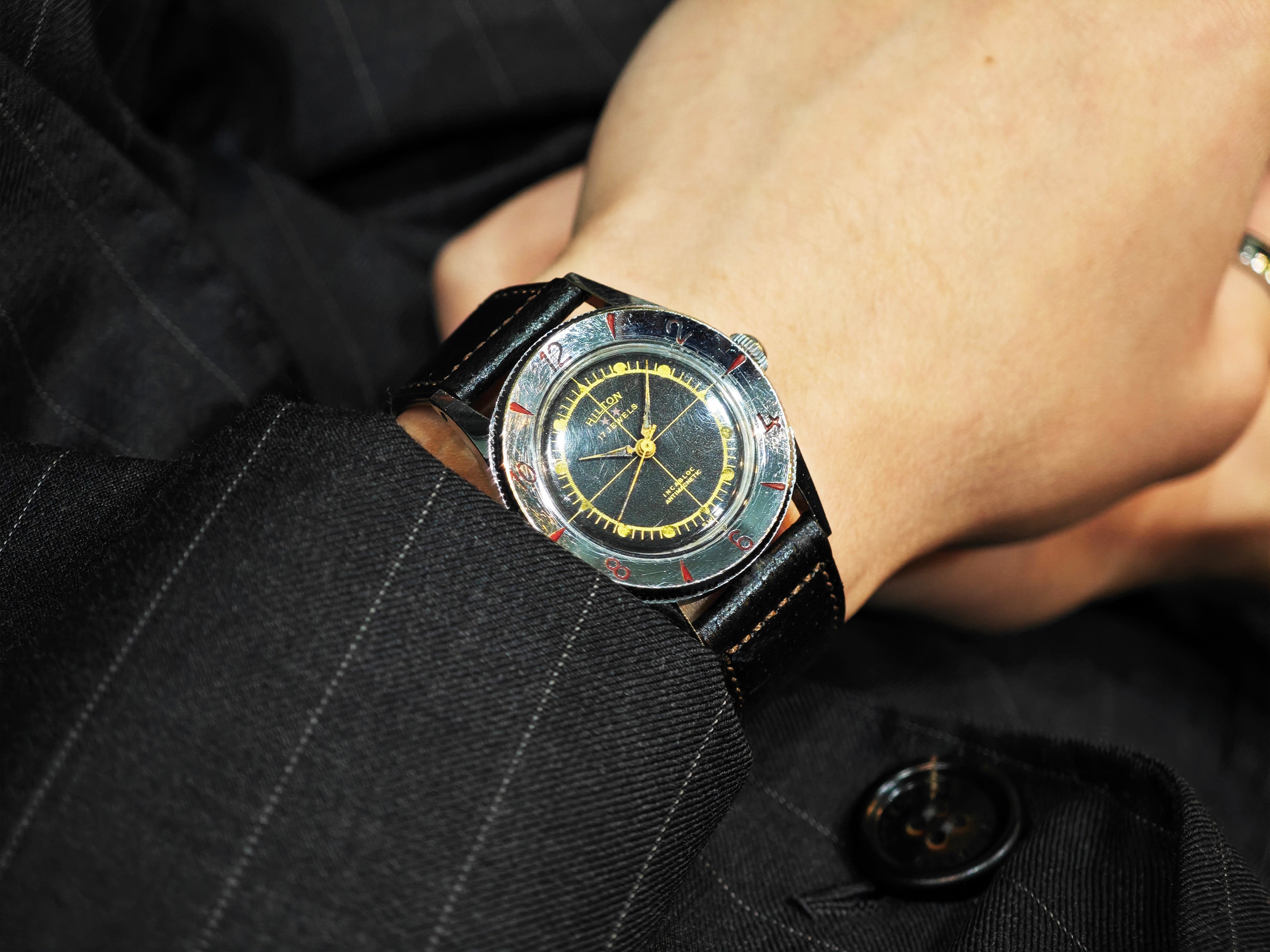 ヒルトン クロスヘア・ミラーダイヤル / HILTON Divers style 1950&