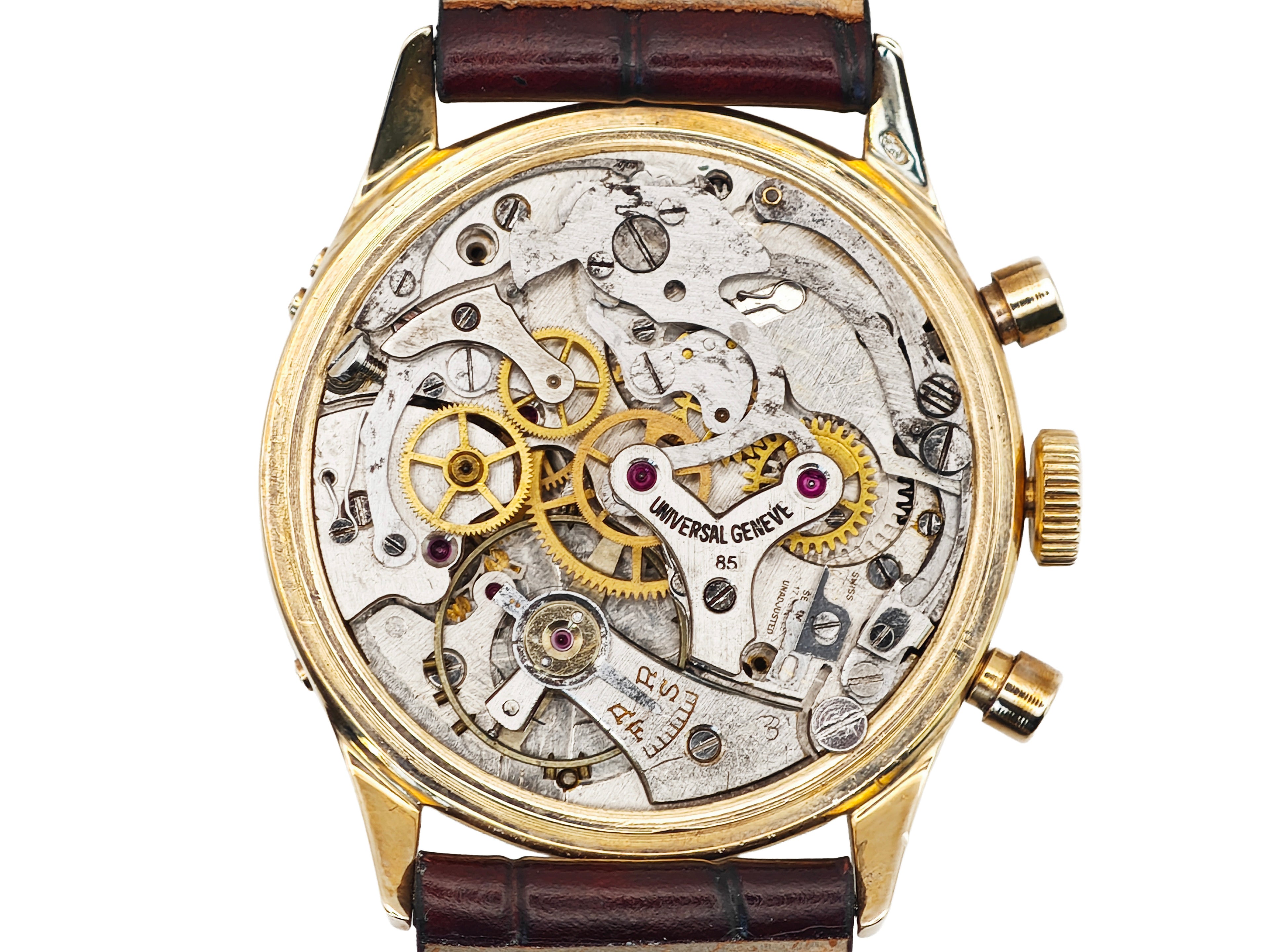 ユニバーサルジュネーブ トリプルカレンダー ムーンフェイズ クロノグラフ K18無垢 / UNIVERSAL GENEVE TripleDate Moonphase Ref.337245