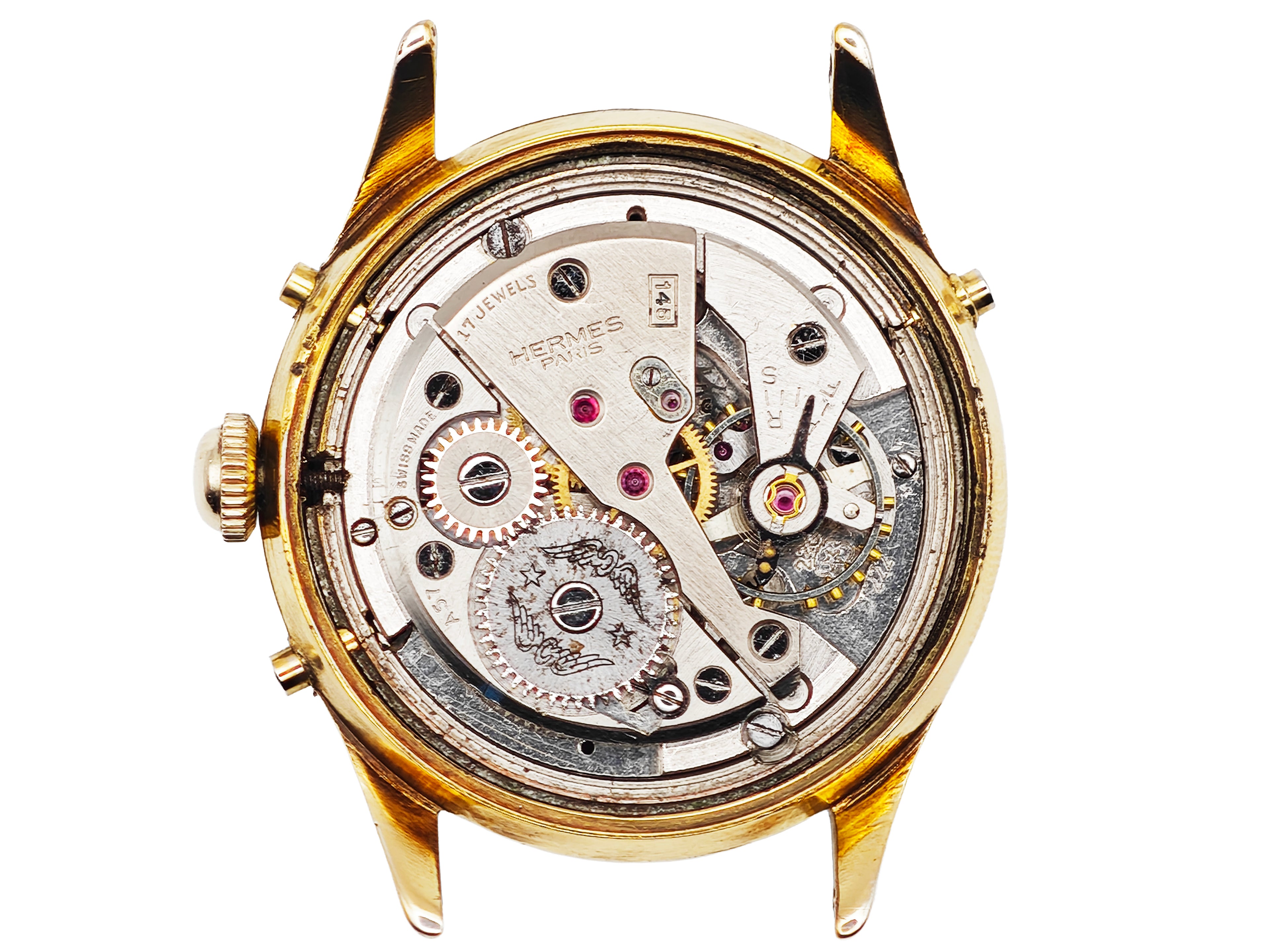 エルメス トリプルカレンダームーンフェイズ / HERMES Triple date moonphase cal.Venus 222