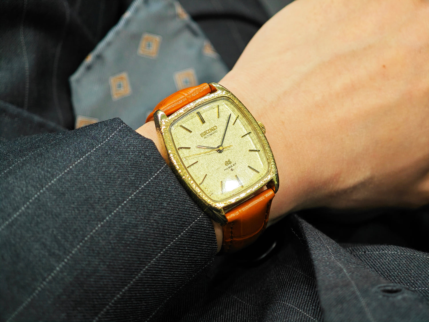 グランドセイコー ハイビート 18金無垢 / GRAND SEIKO 18KYG No Date Ref.5641-5000