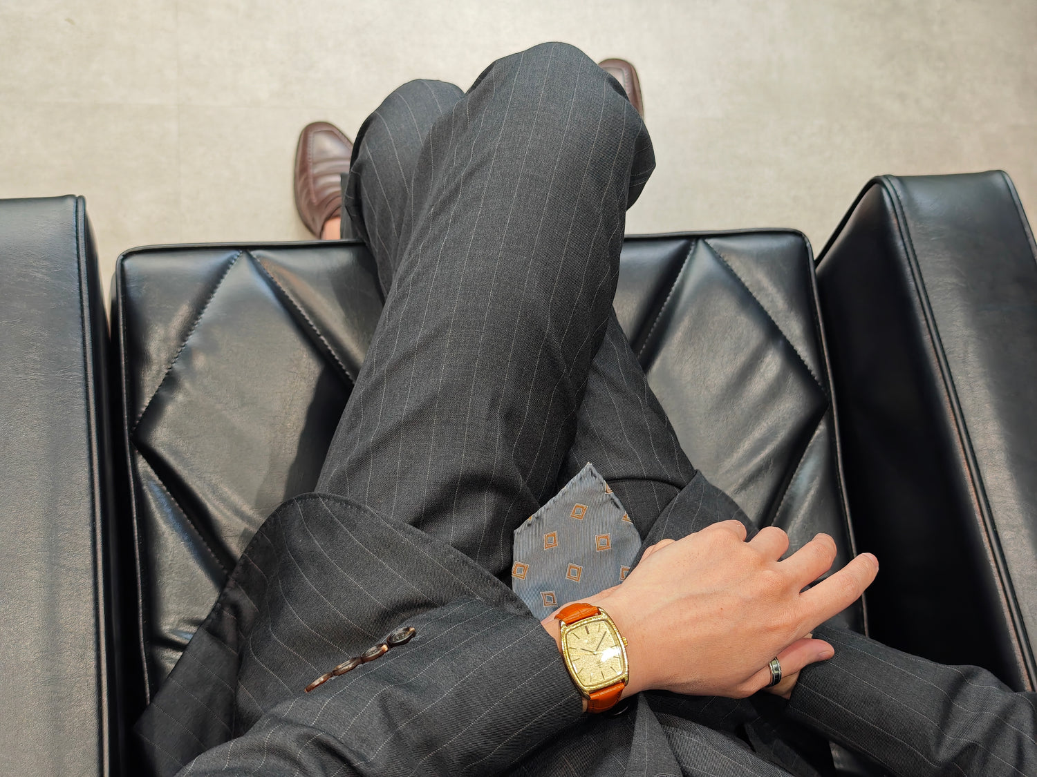 グランドセイコー ハイビート 18金無垢 / GRAND SEIKO 18KYG No Date Ref.5641-5000