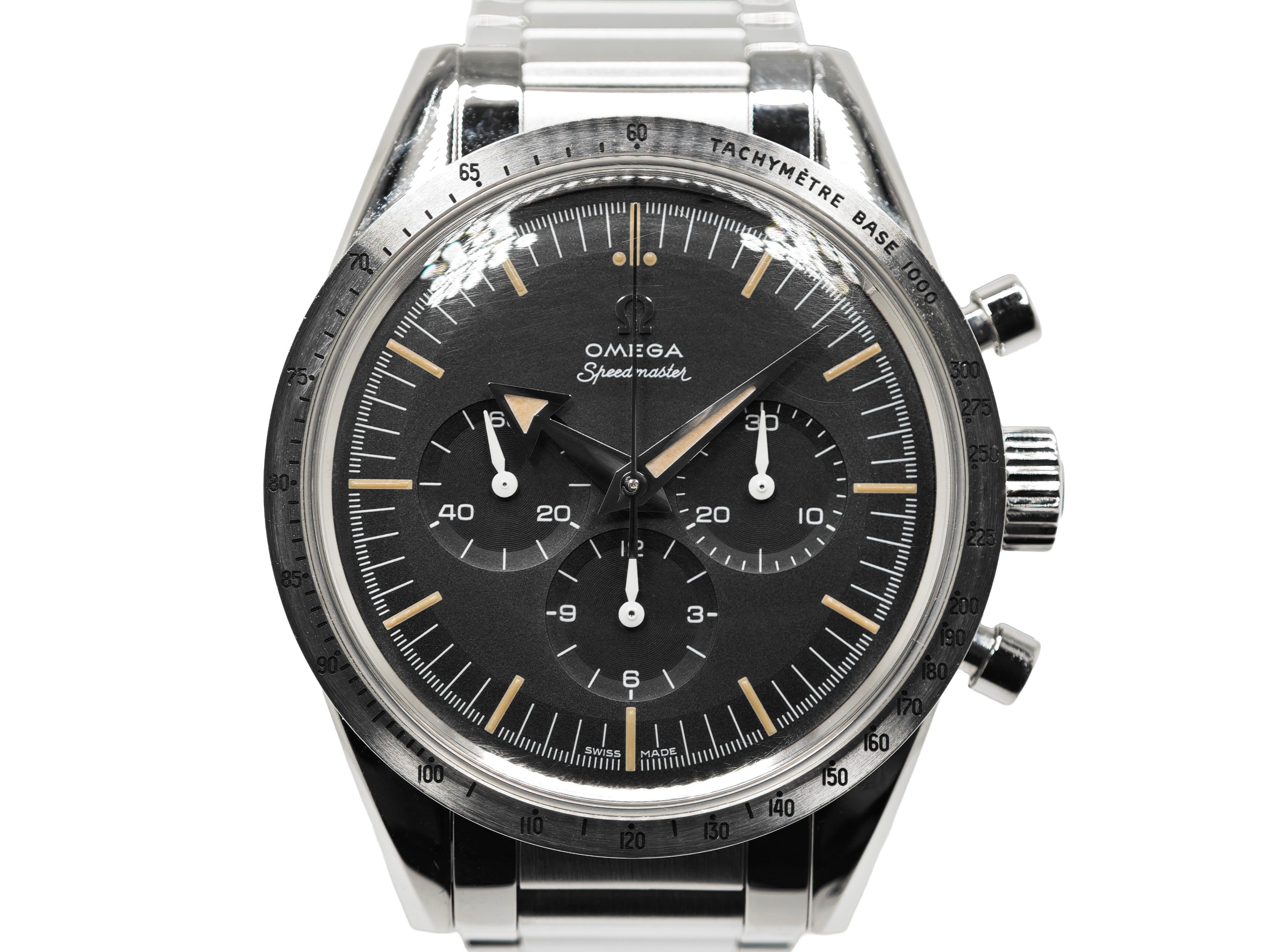 オメガスピードマスター オメガ スピードマスター 1957 トリロジー 3557本限定 正規品