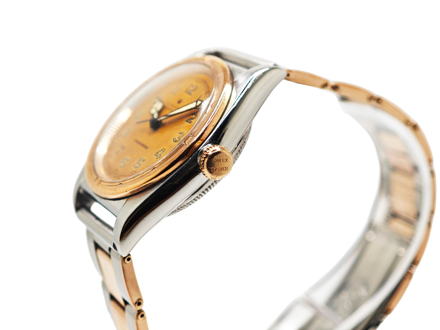 ロレックス バブルバック ピンクゴールドコンビ Ref.3372 / ROLEX Bubble back Cal.NA