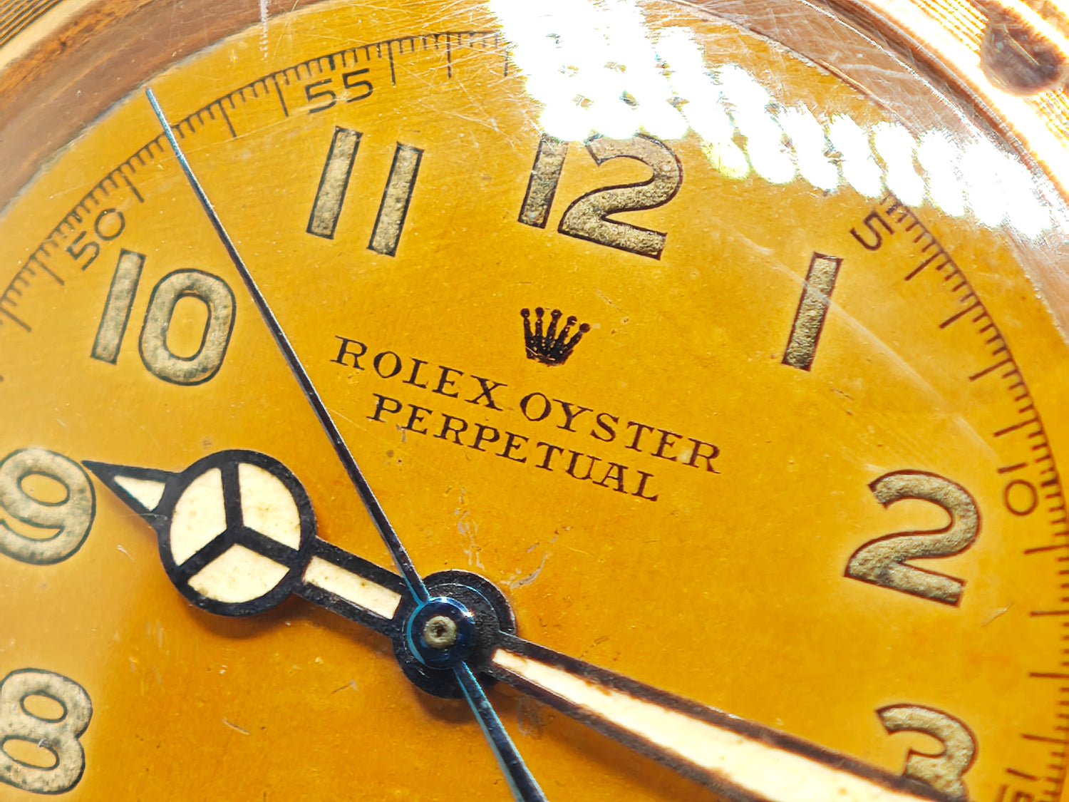 ロレックス バブルバック ピンクゴールドコンビ Ref.3372 / ROLEX Bubble back Cal.NA