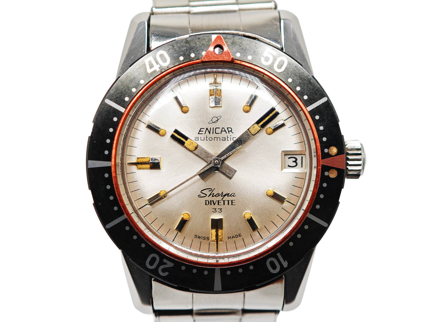 エニカ シェルパ・ディベッタ デッドストック級 Ref.100/216 / ENICAR Sherpa DIVETTE Deadstock