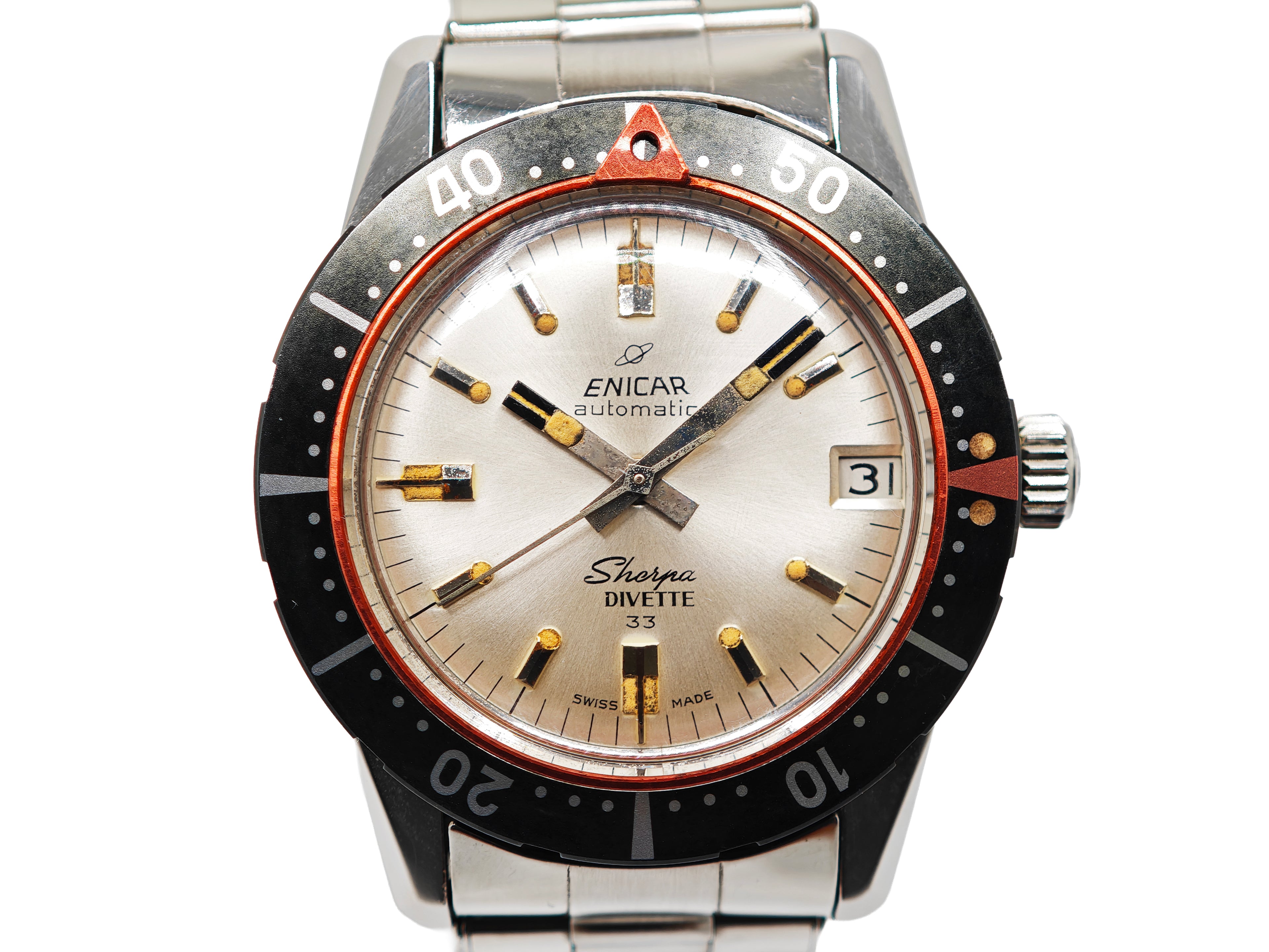 エニカ シェルパ・ディベッタ デッドストック級 Ref.100/216 / ENICAR Sherpa DIVETTE Deadstock