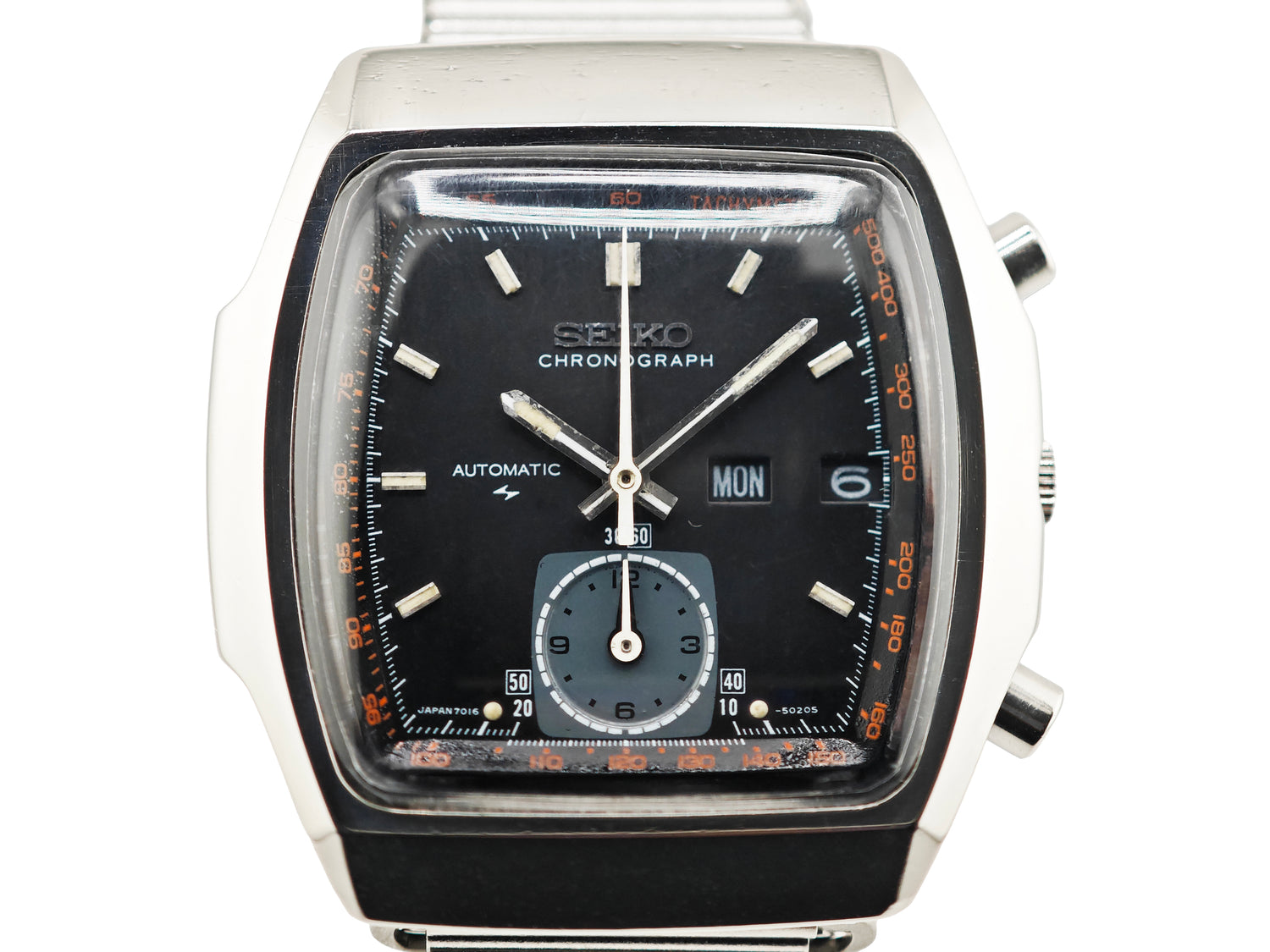 セイコー 同軸クロノグラフ フライバック 輸出専用モデル Ref.7016-5020 / SEIKO Monaco Flyback Chronograph