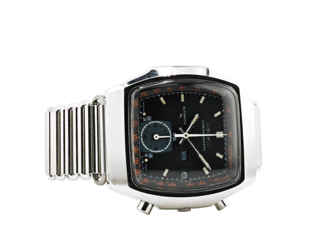 セイコー 同軸クロノグラフ フライバック 輸出専用モデル Ref.7016-5020 / SEIKO Monaco Flyback Chronograph